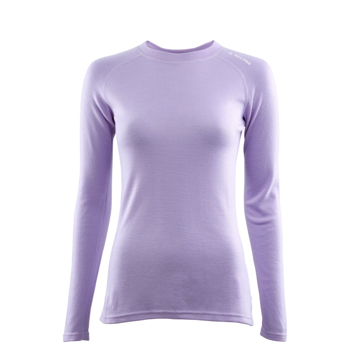 Aclima WarmWool Crew Neck Shirt Woman - Purple Rose - L