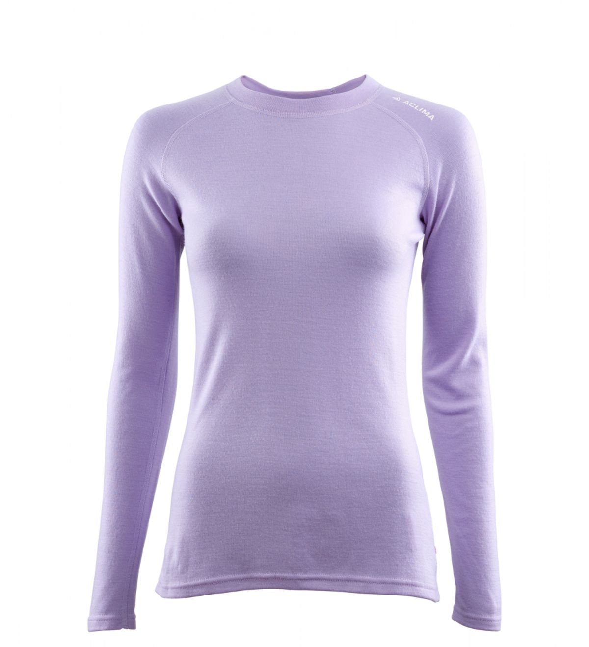 Aclima WarmWool Crew Neck Shirt Woman - Purple Rose - XXS