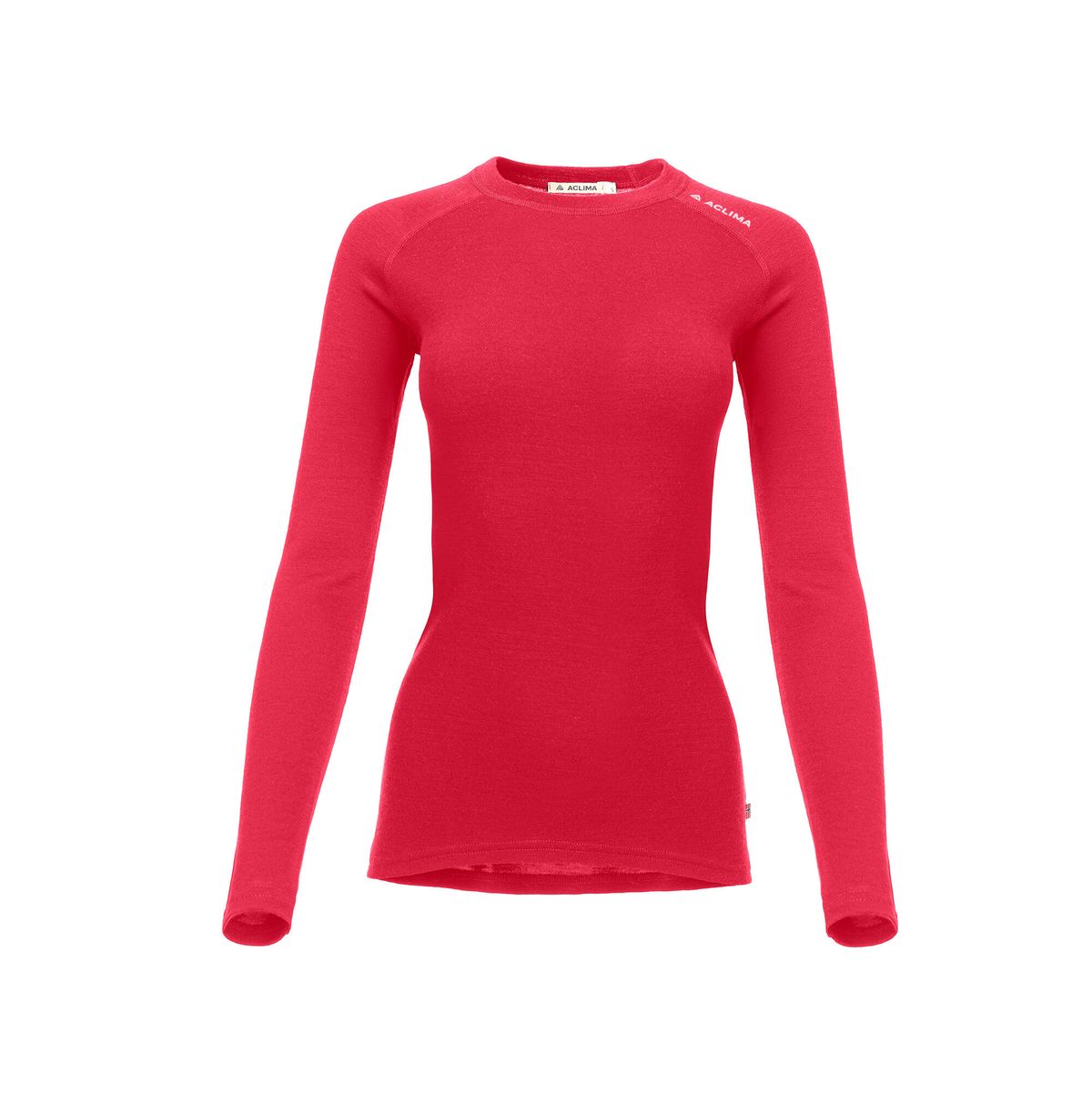 Aclima Warmwool Dame Crew Neck Jester Red L