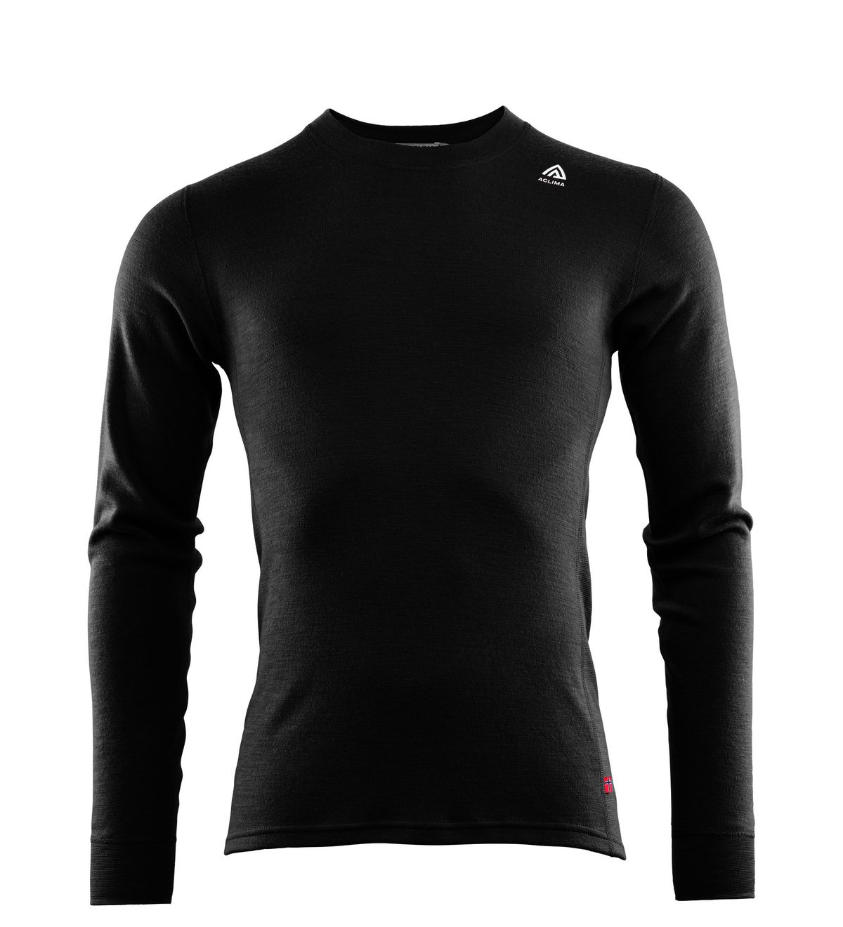 Aclima Warmwool Herre Crew Neck Black L