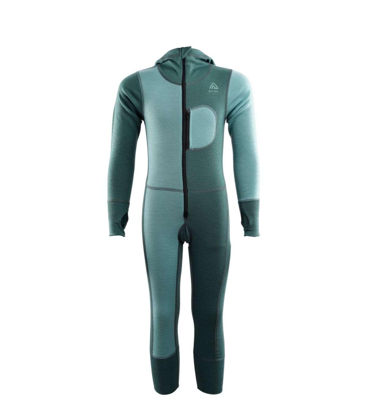 Aclima WarmWool Overall Children - North Atlantic / Reef Waters - 90