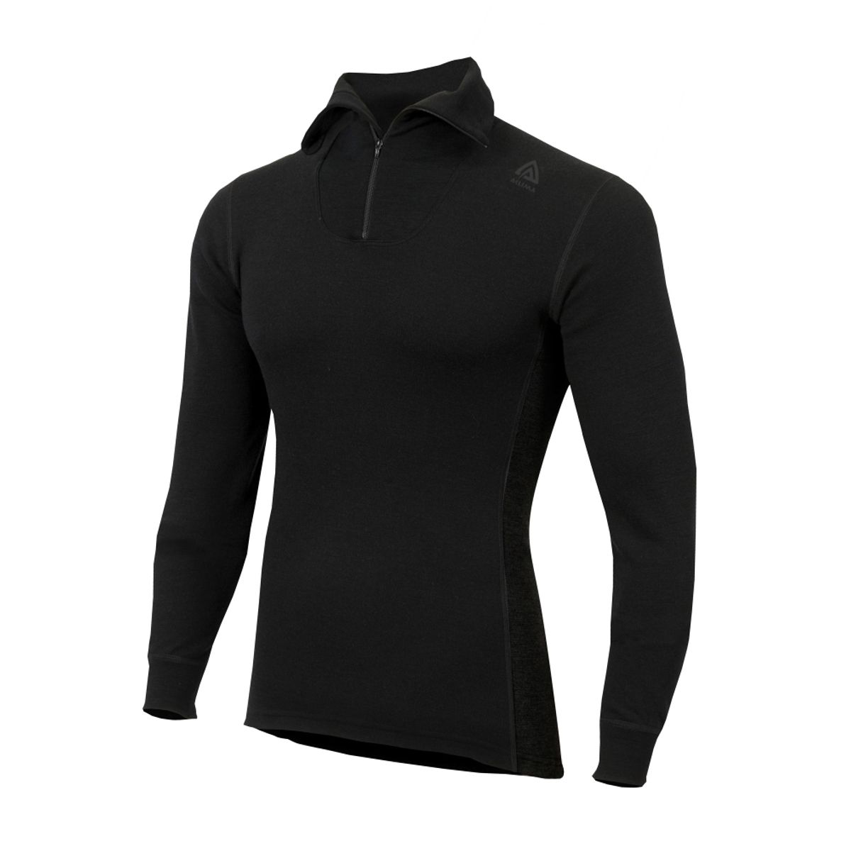 Aclima Warmwool Polo Man - Jet Black - XS