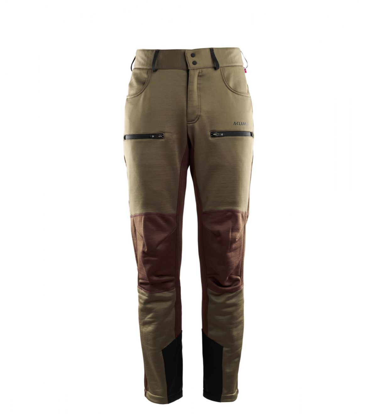 Aclima WoolShell Pants Man - Capers / Dark Earth - L