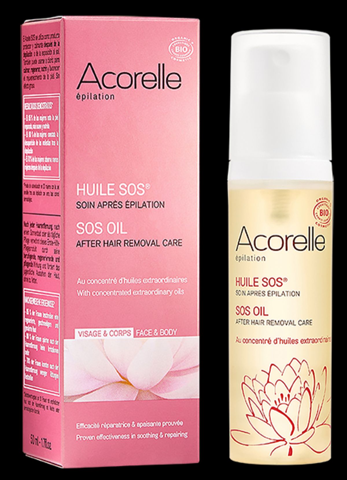 ACORELLE SOS Olie til ansigt og krop, 50ml