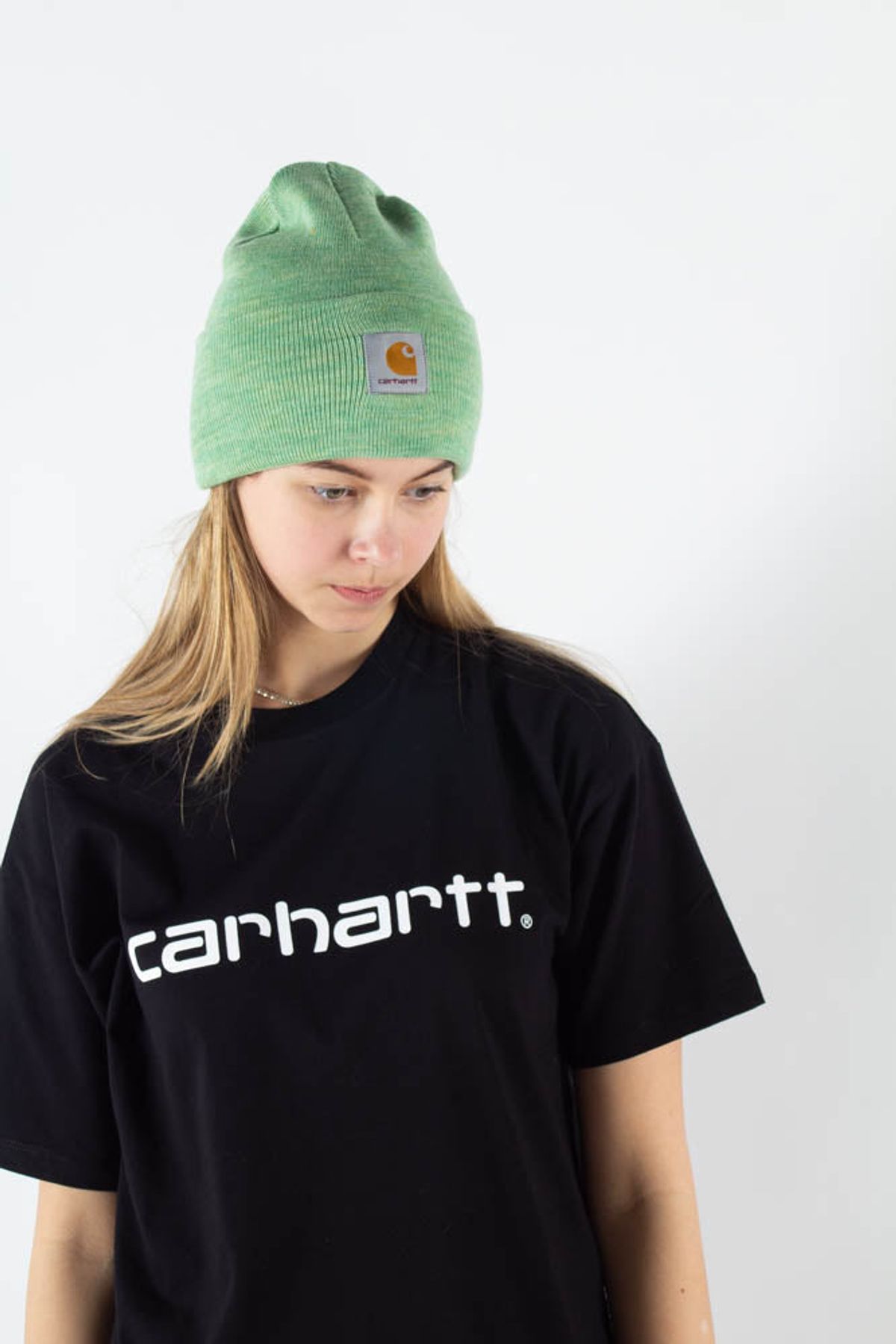 Acrylic Watch Hat - Mineral Green Heather - Carhartt WIP - Grøn One Size