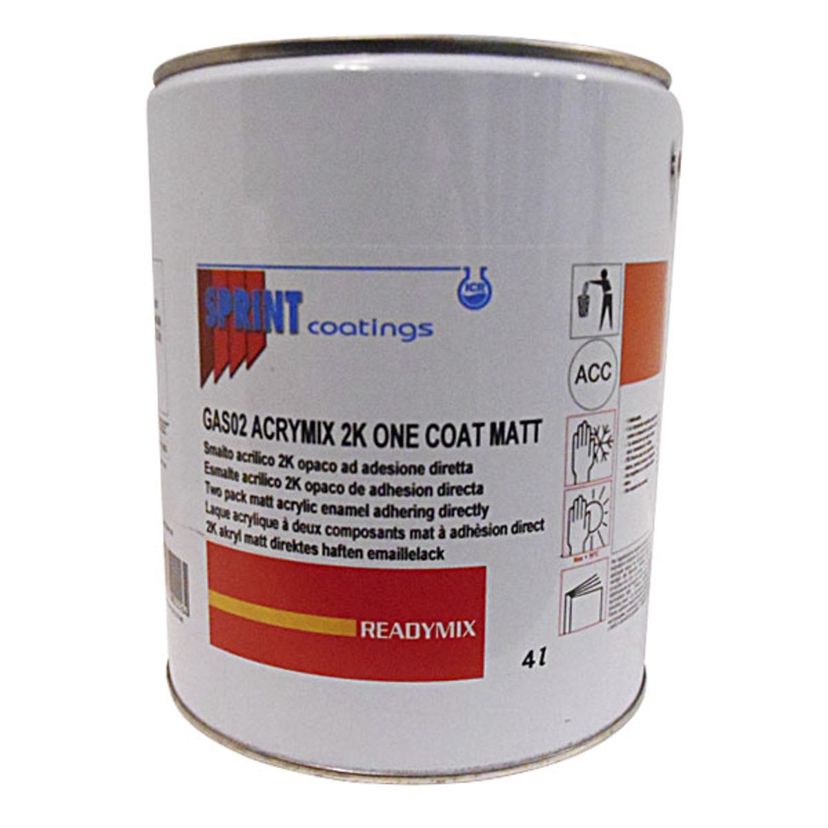 Acrylmix 2k One Coat Matt 4 ltr. 4 ltr.