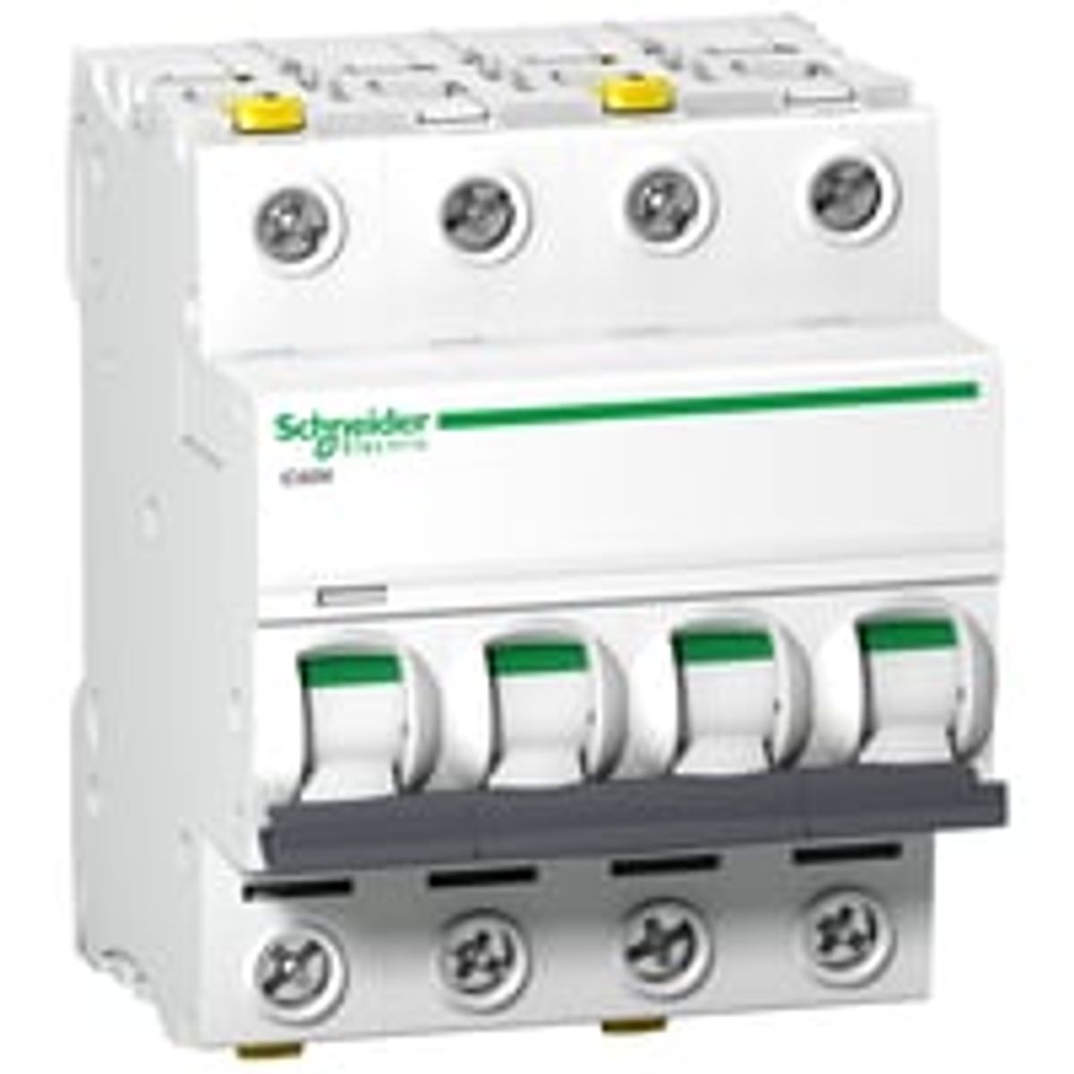 Acti9 Schneider Electric IC60N - Automatsikring, 4P, 16A, C-karakteristik, 6kA, 54 mm bredde