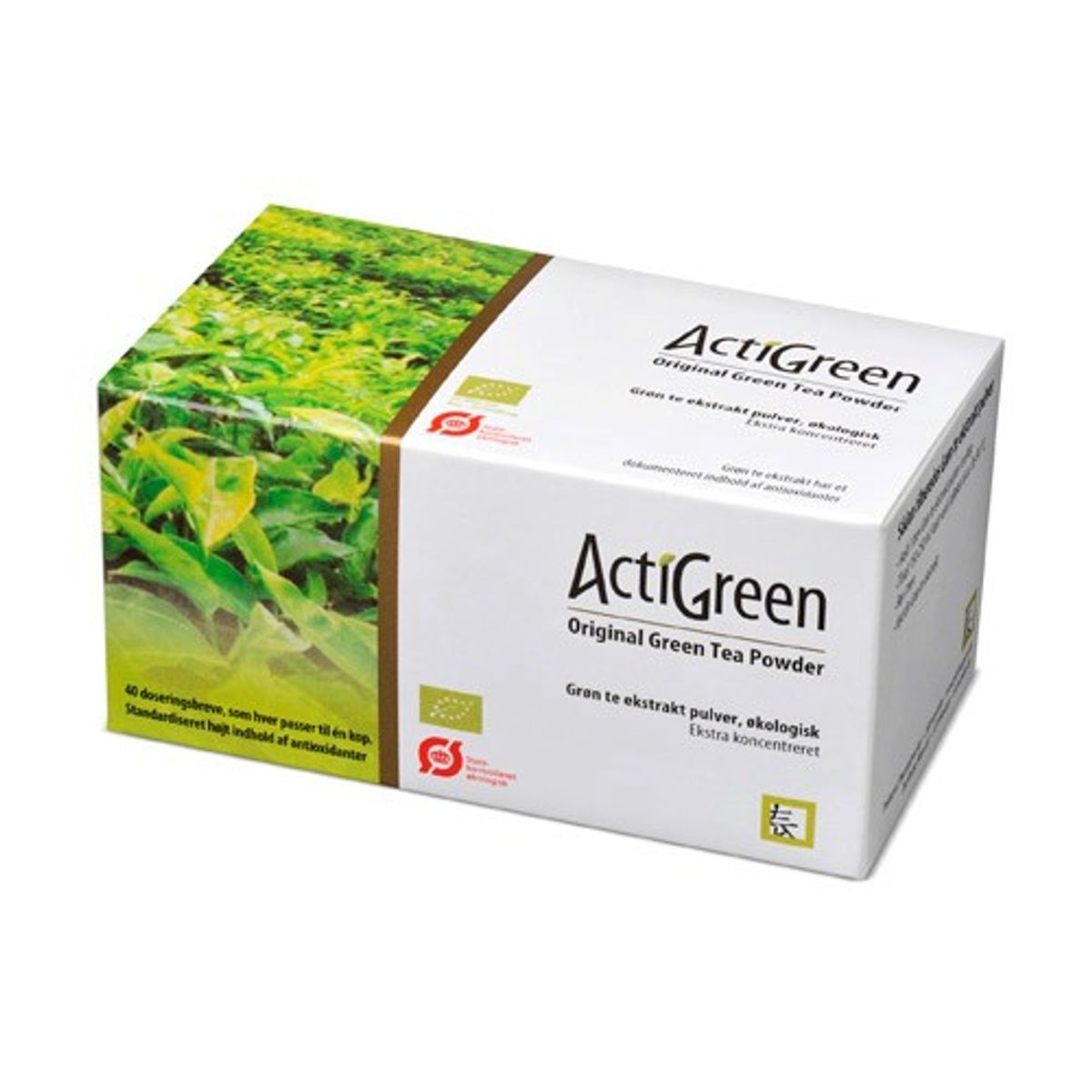 ActiGreen Grøn te pulver Ø &bull; 40 breve