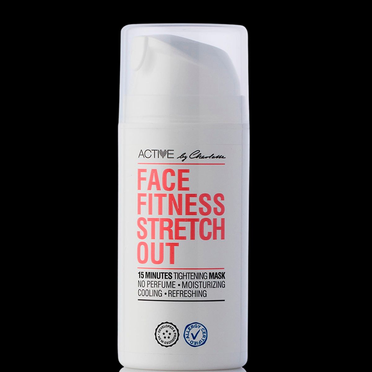 Active By Charlotte Face Fitness Stretch Out 15 min Face Mask (100 ml)