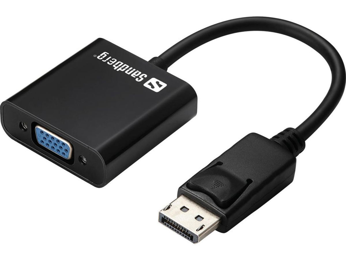 Adapter Displayport til VGA