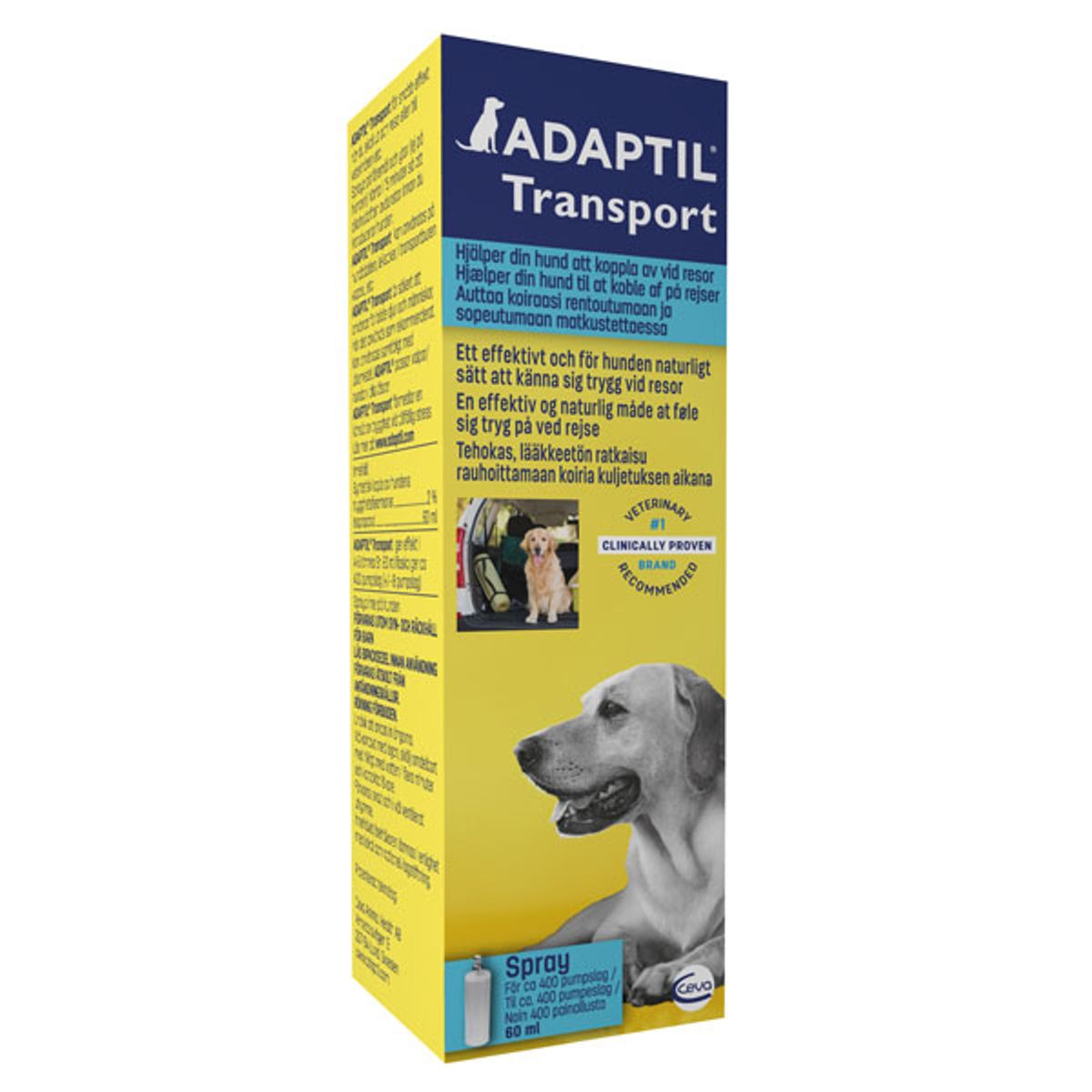 ADAPTIL spray 60ml til hunde (tidl. DAP)