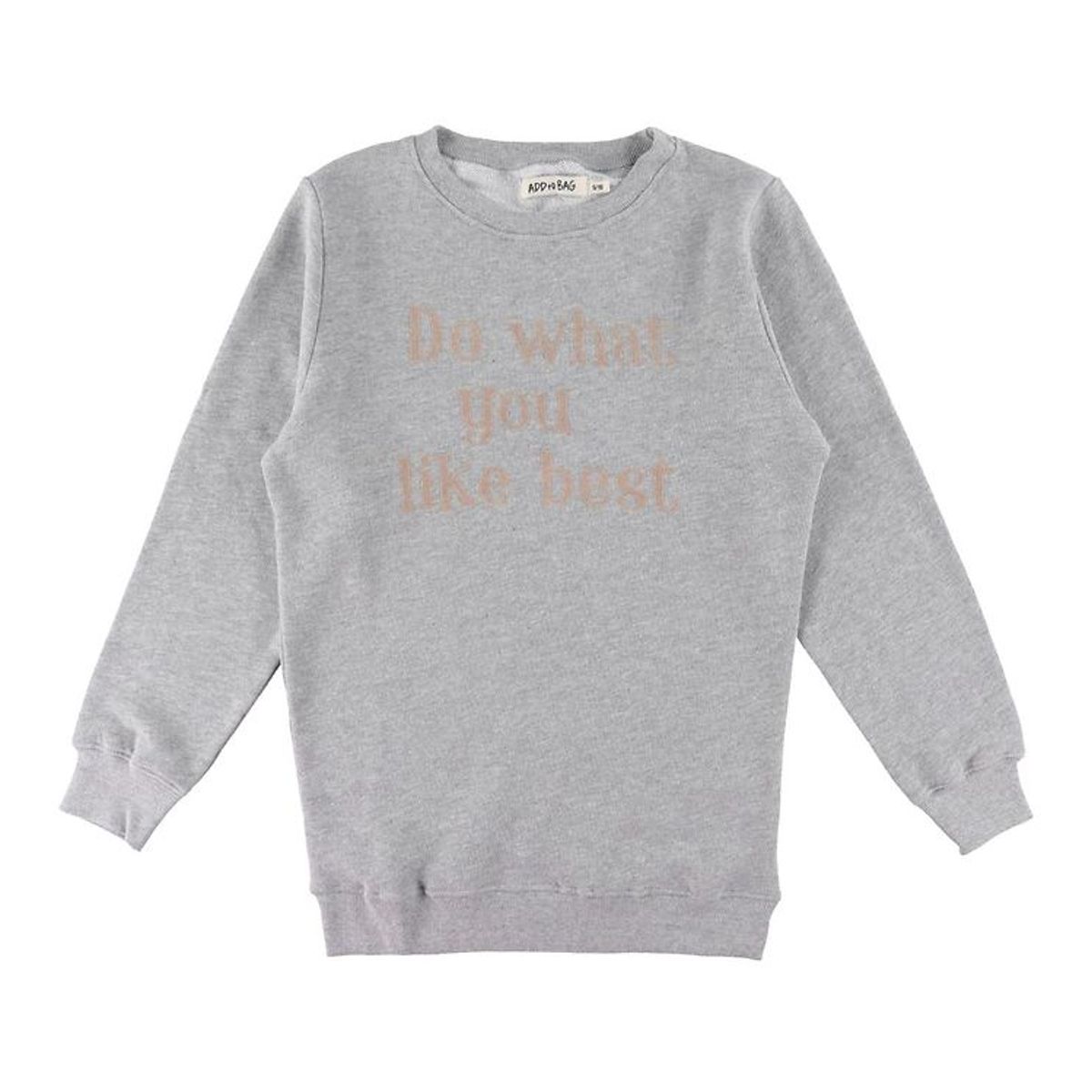 Add to Bag Sweatshirt - Grå m. Print