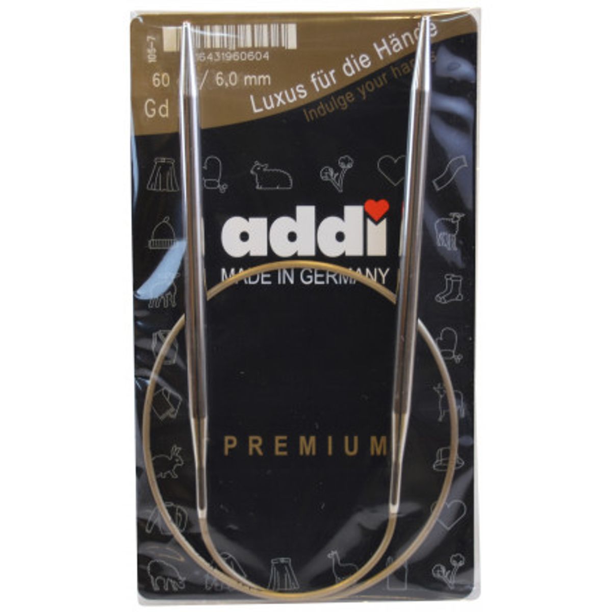 Addi Turbo Rundpinde Messing 60cm 6,00mm / 23.6in US10