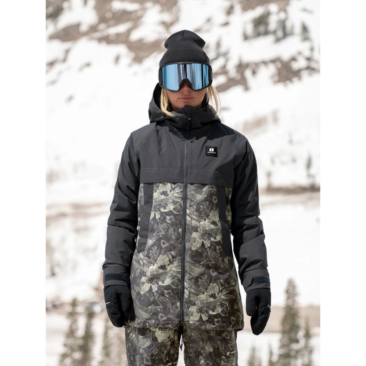 Addisen 2L Insulated Jacket, Floral / Camo / M