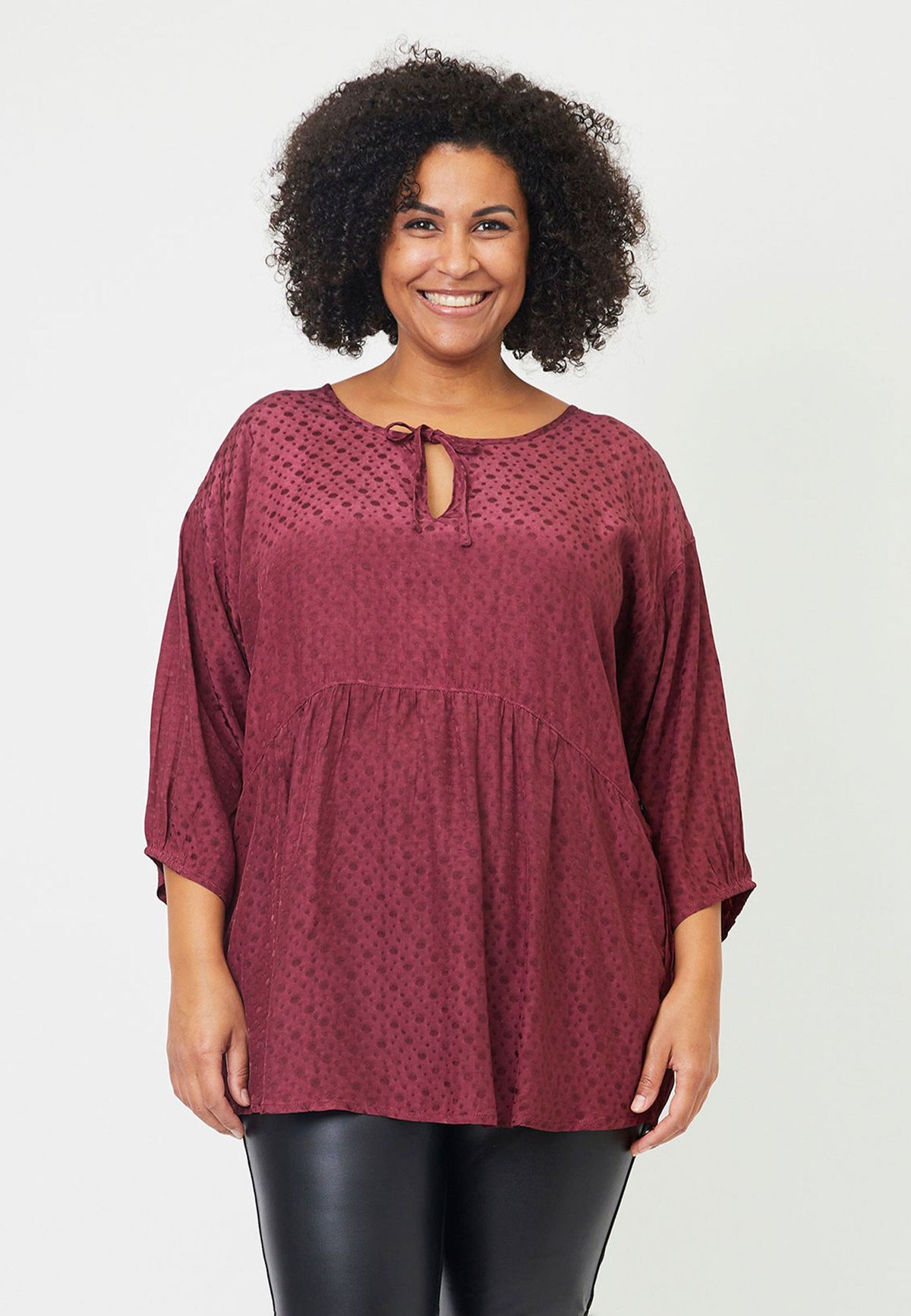 Adia - Bluse - Adabbigale - Burgundy - L/50-52