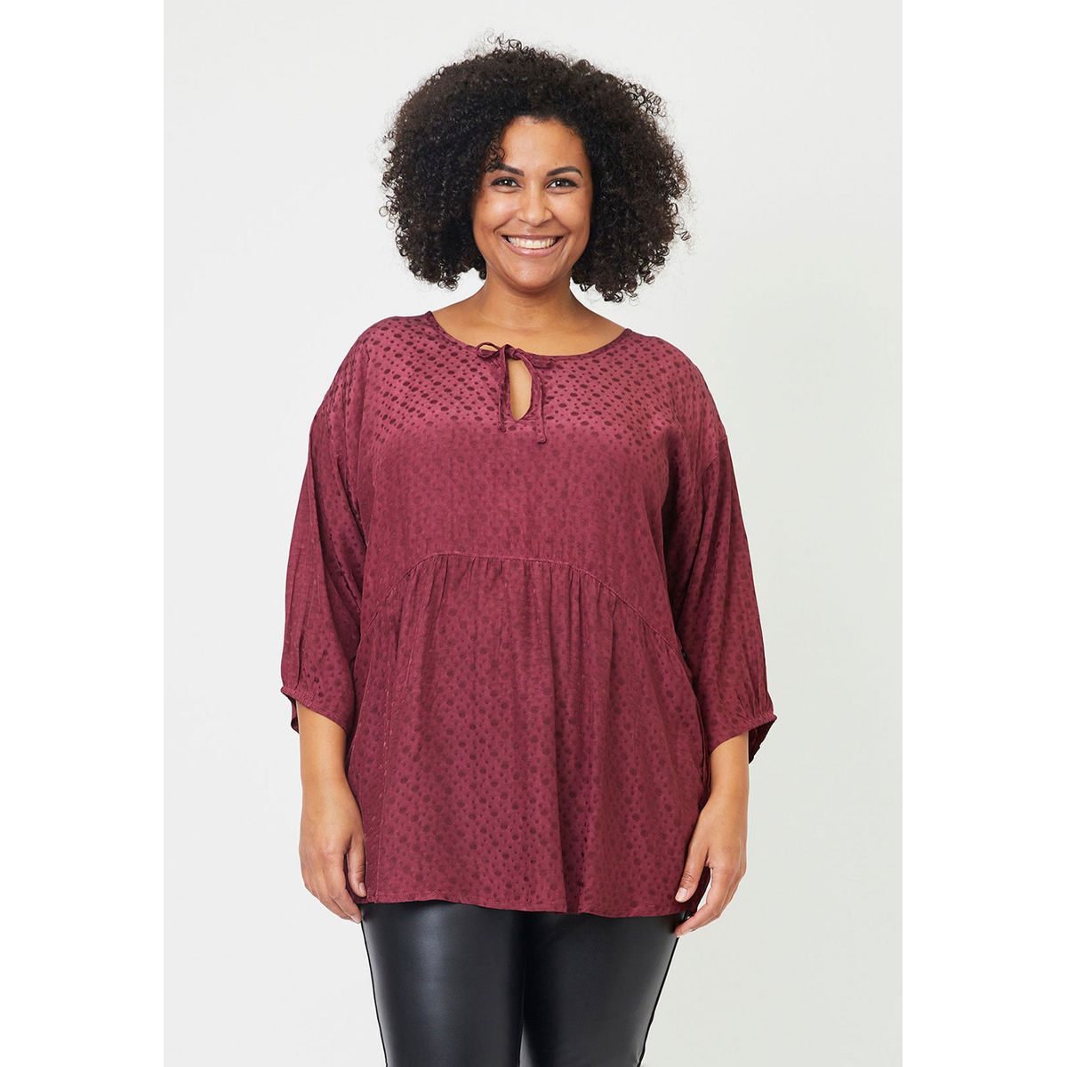 Adia - Bluse - Adabbigale - Burgundy - Xl/54-56