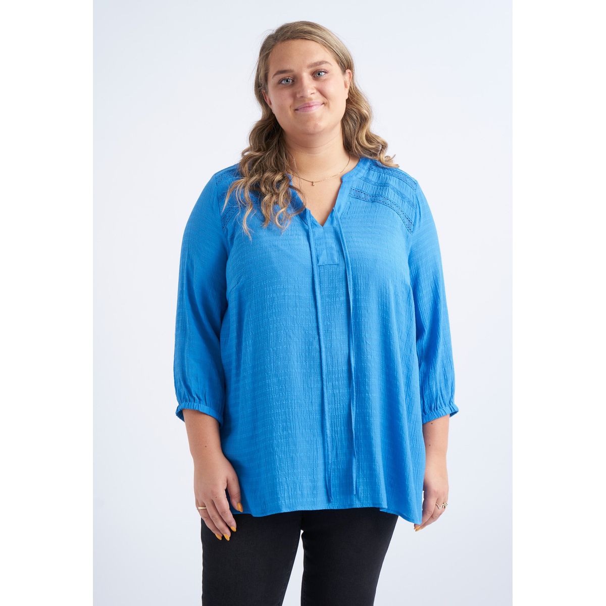 Adia - Bluse - Adaki - Princess Blue - M/46-48