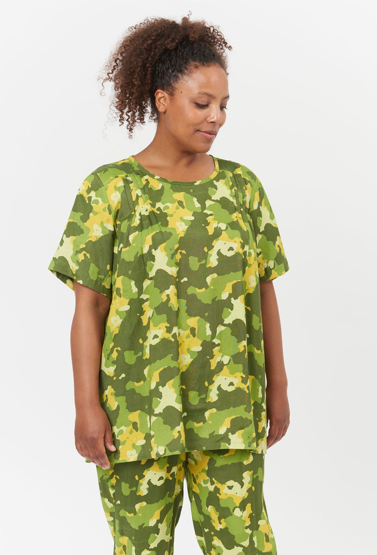 Adia - Bluse - Adbertina - Pine Green - L/50-52