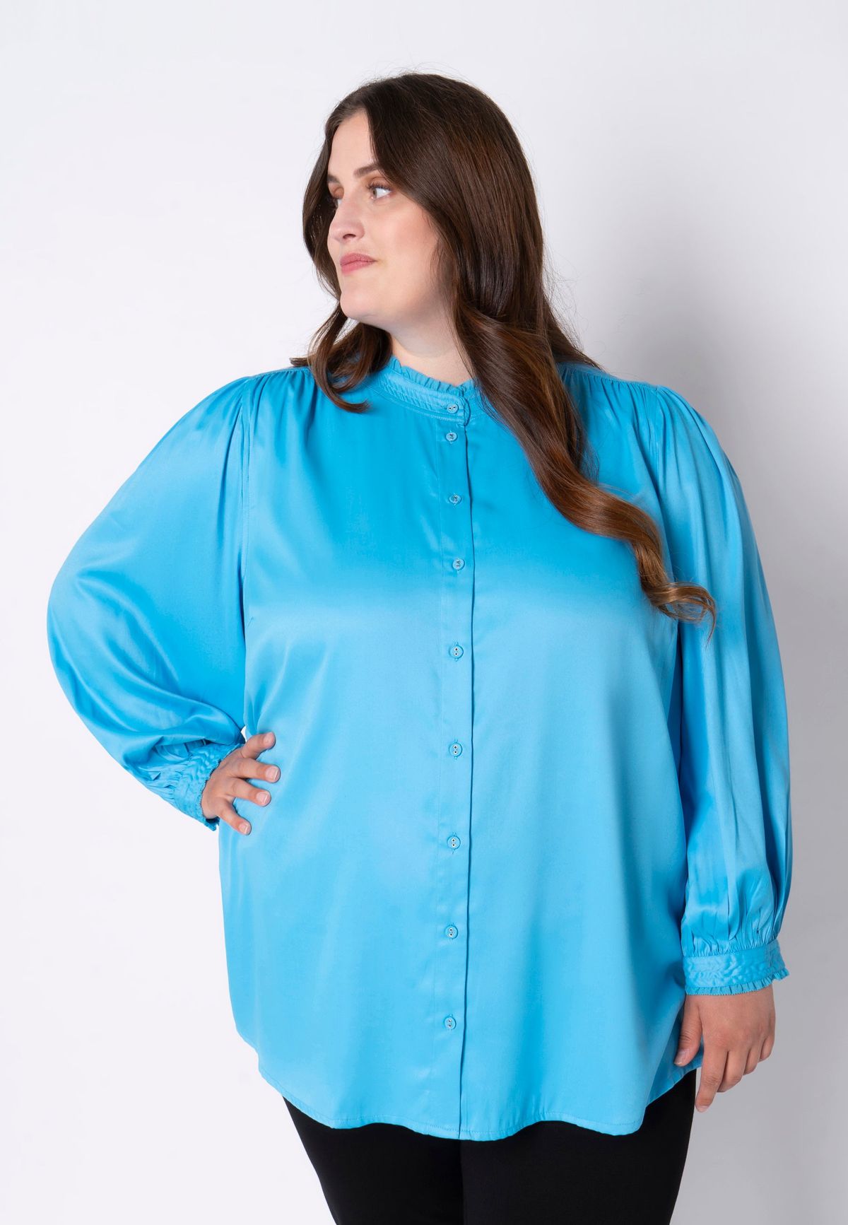 Adia - Bluse - Adelna - Bonnie Blue - S/42-44