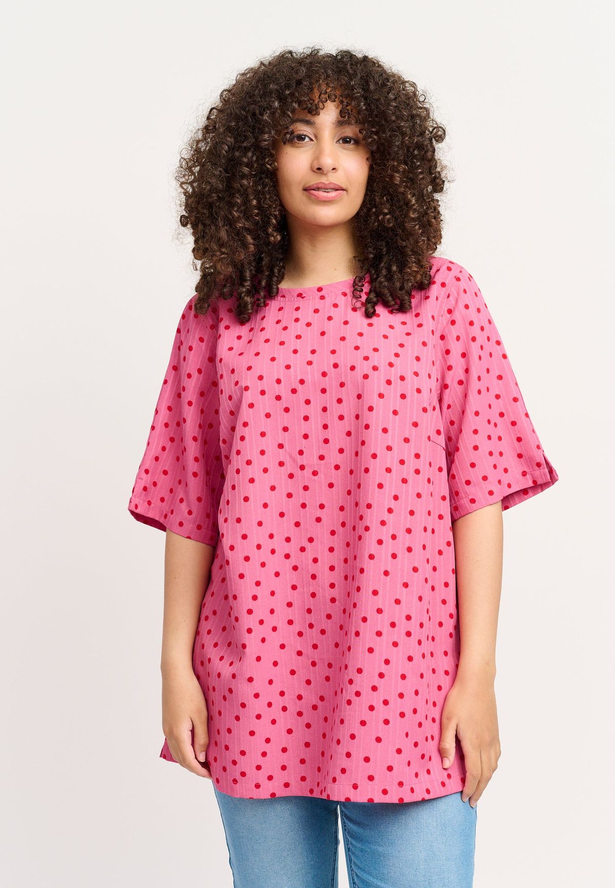 Adia - Bluse - Adevi - Fuchsia Pink - Xl/54-56