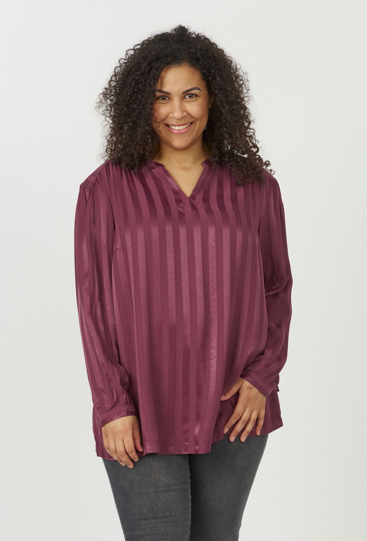 Adia - Bluse - Adnalin - Wine - S/42-44