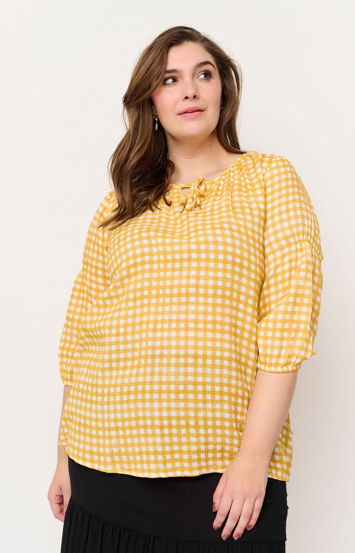 Adia - Bluse - Adnyree - Golden Glow - L