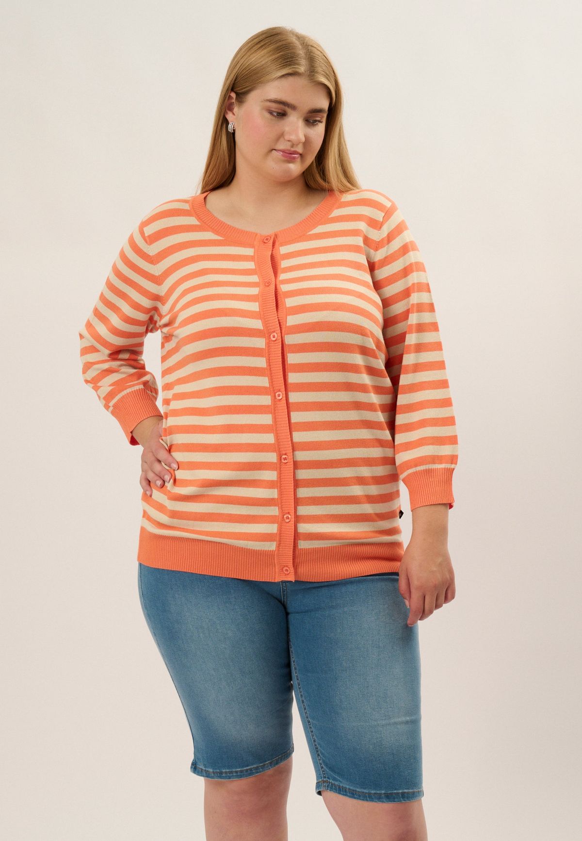 Adia - Bluse - Adpamila - Spring Orange - M/46-48