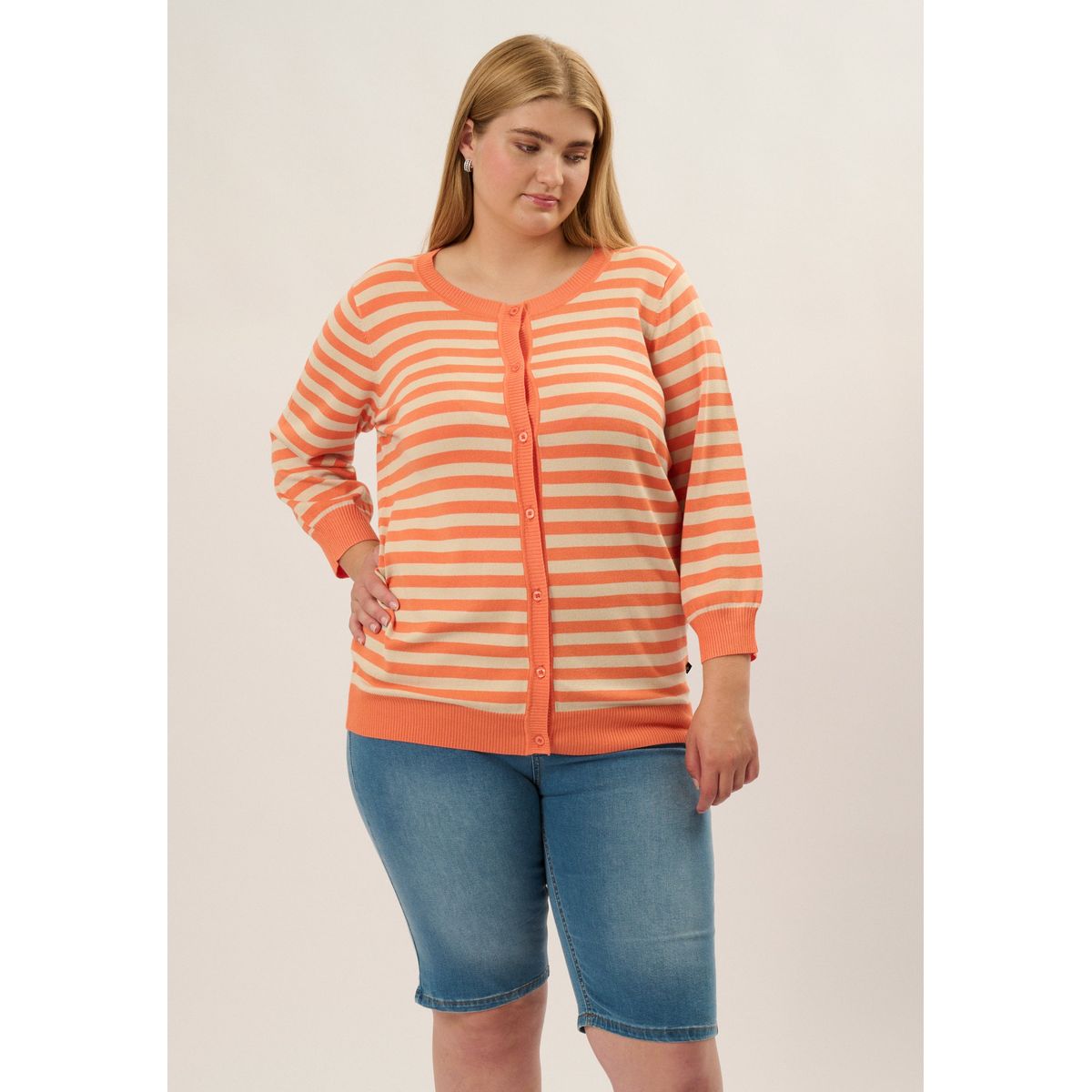 Adia - Bluse - Adpamila - Spring Orange - S/42-44