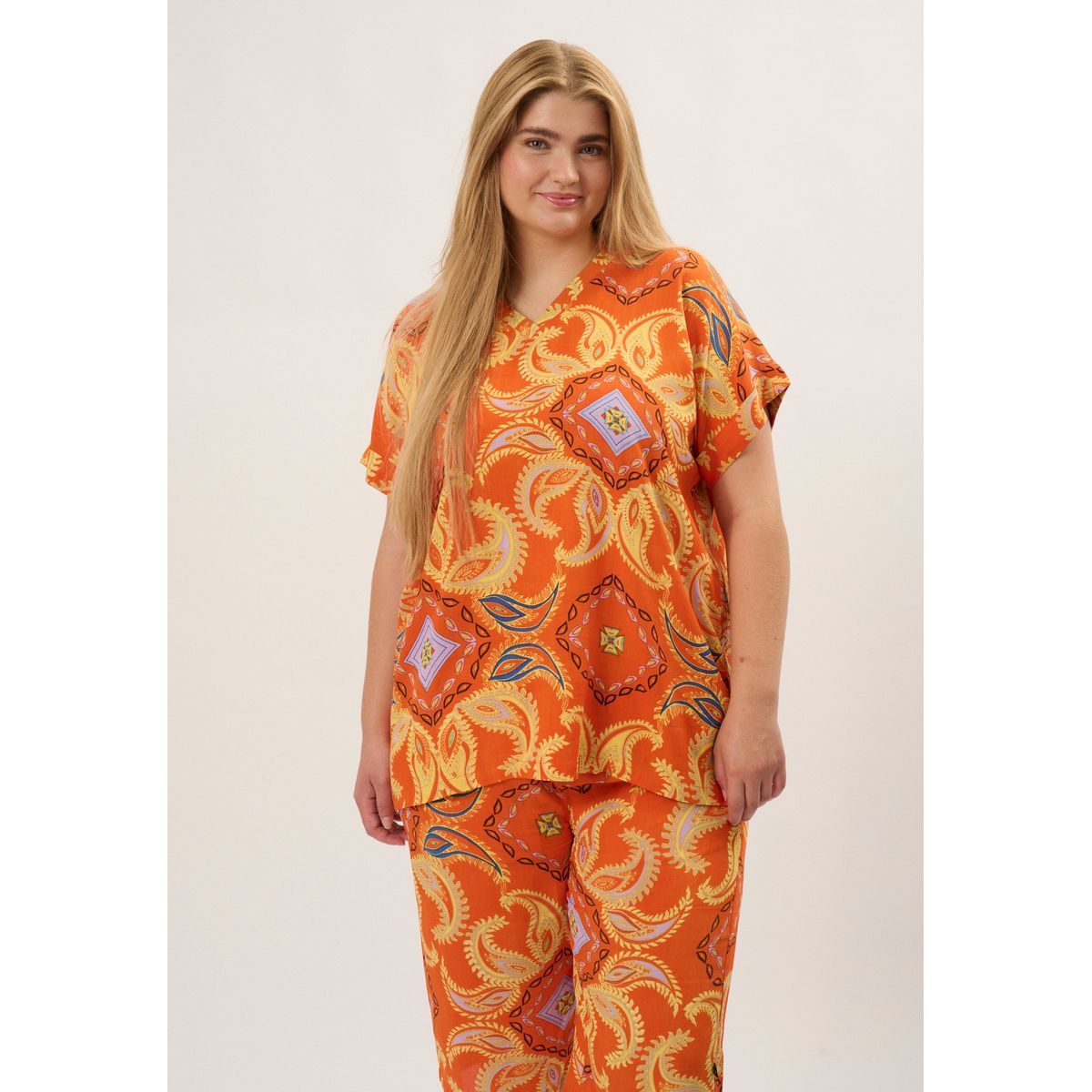 Adia - Bluse - Adpanille - Spring Orange - L/50-52