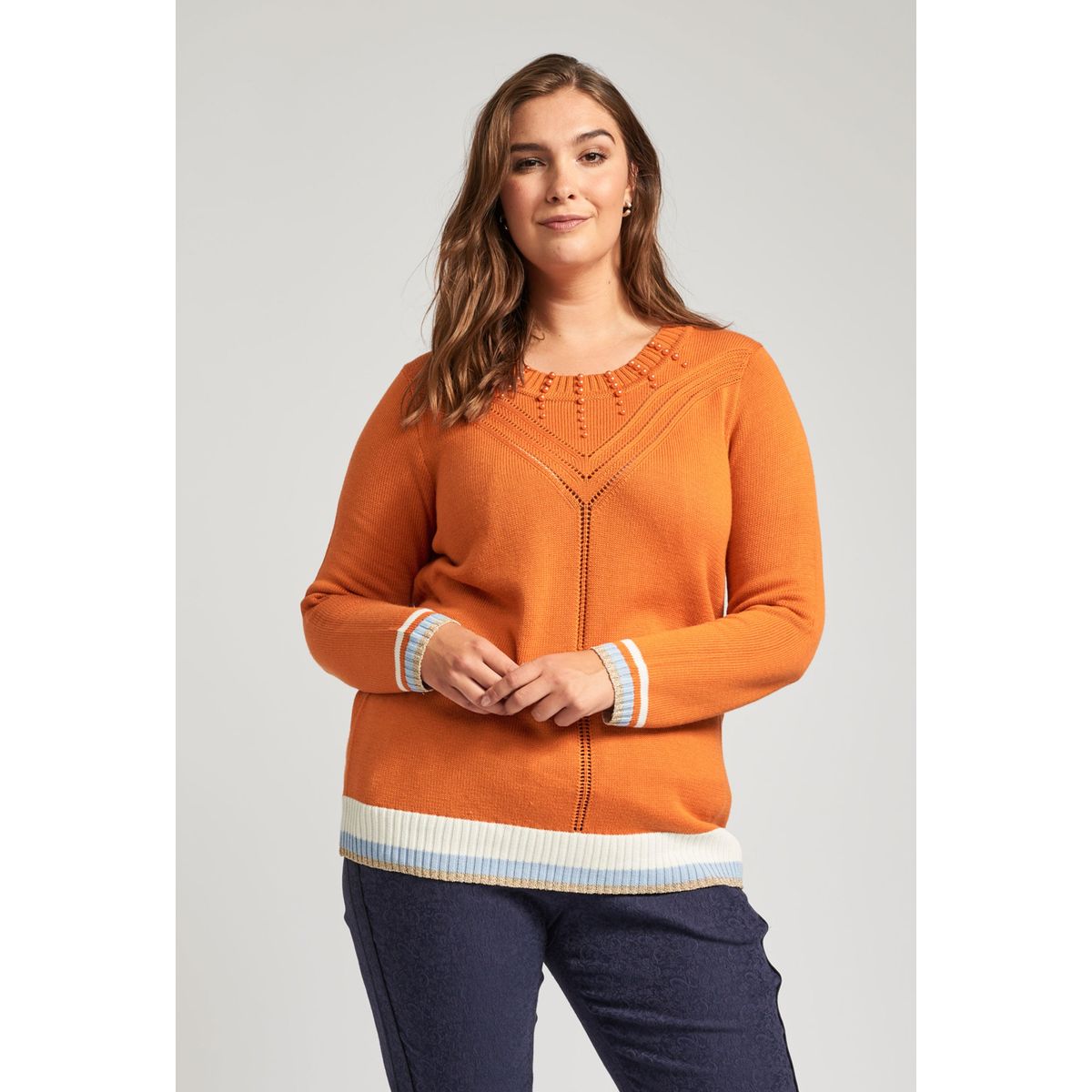 Adia - Bluse - Adranua - Mandarin - M