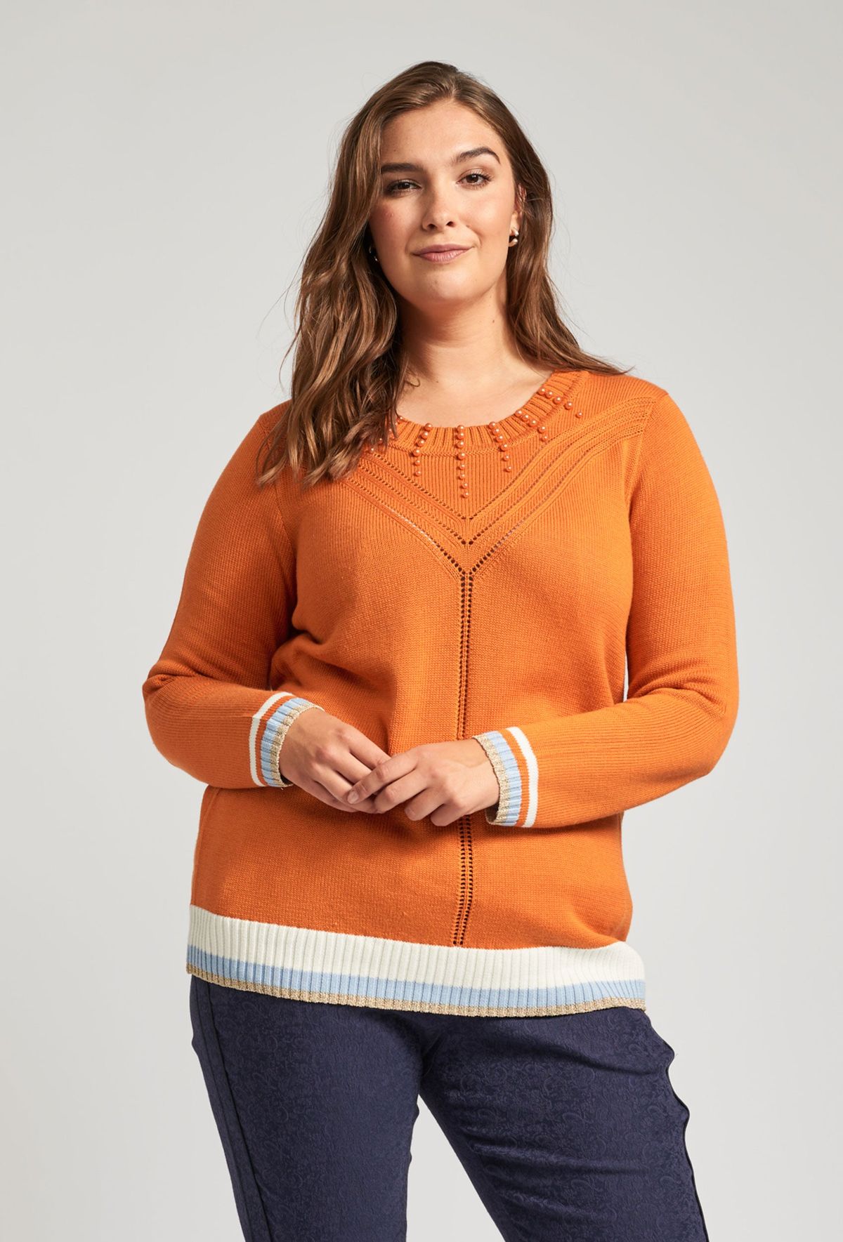 Adia - Bluse - Adranua - Mandarin - S