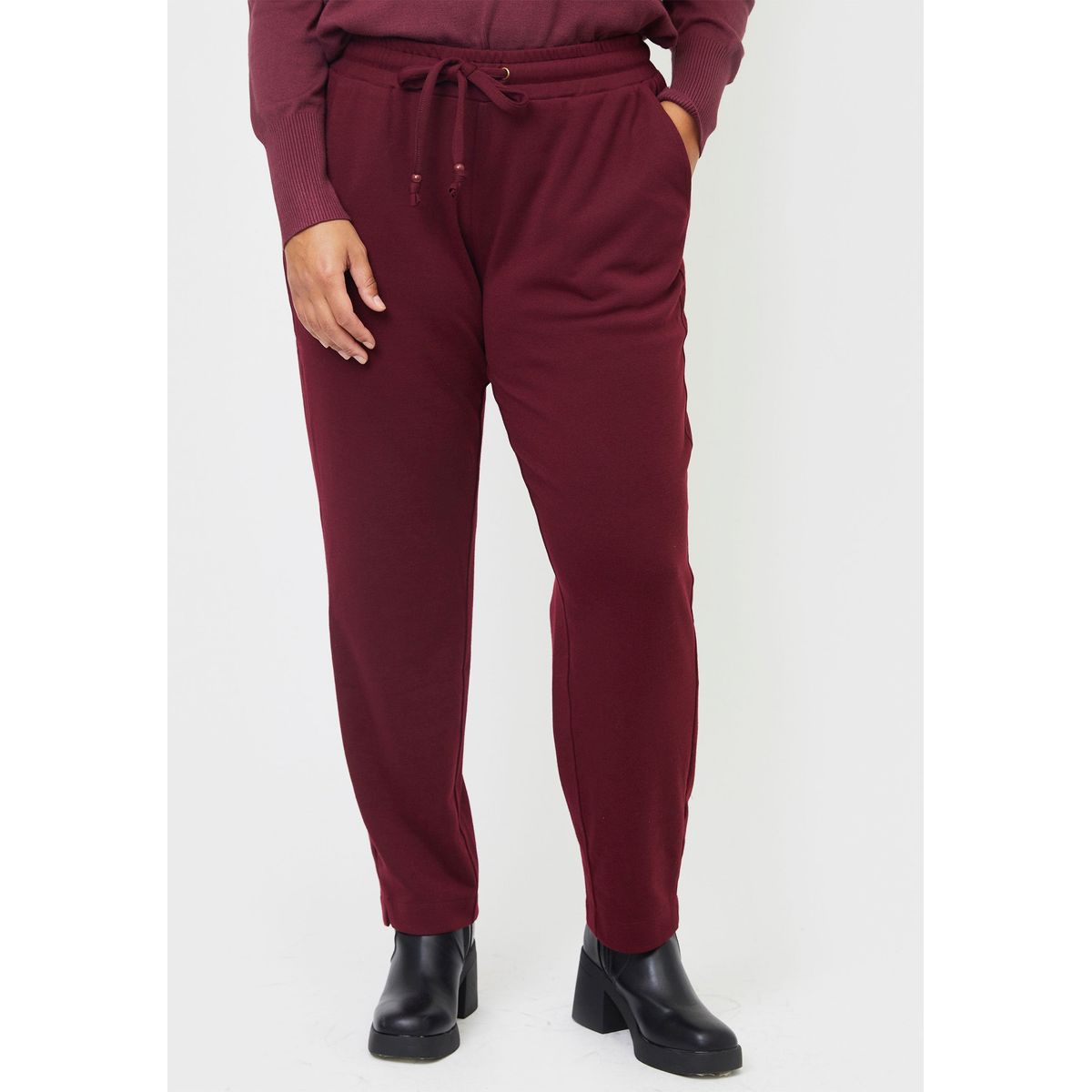 Adia - Bukser - Adabna - Burgundy - S/42-44