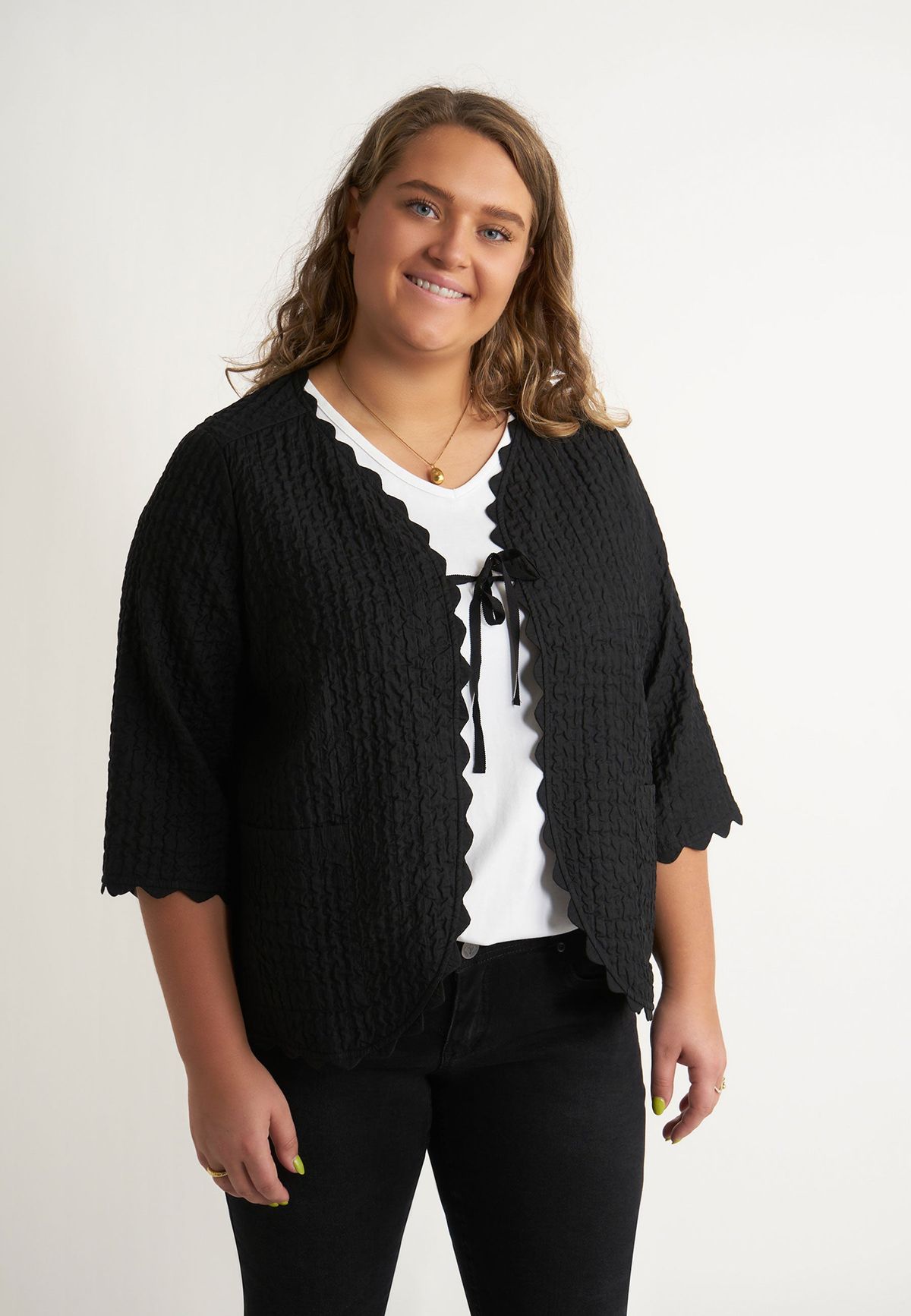 Adia - Cardigan - Adbecca - Black - Xl/54-56