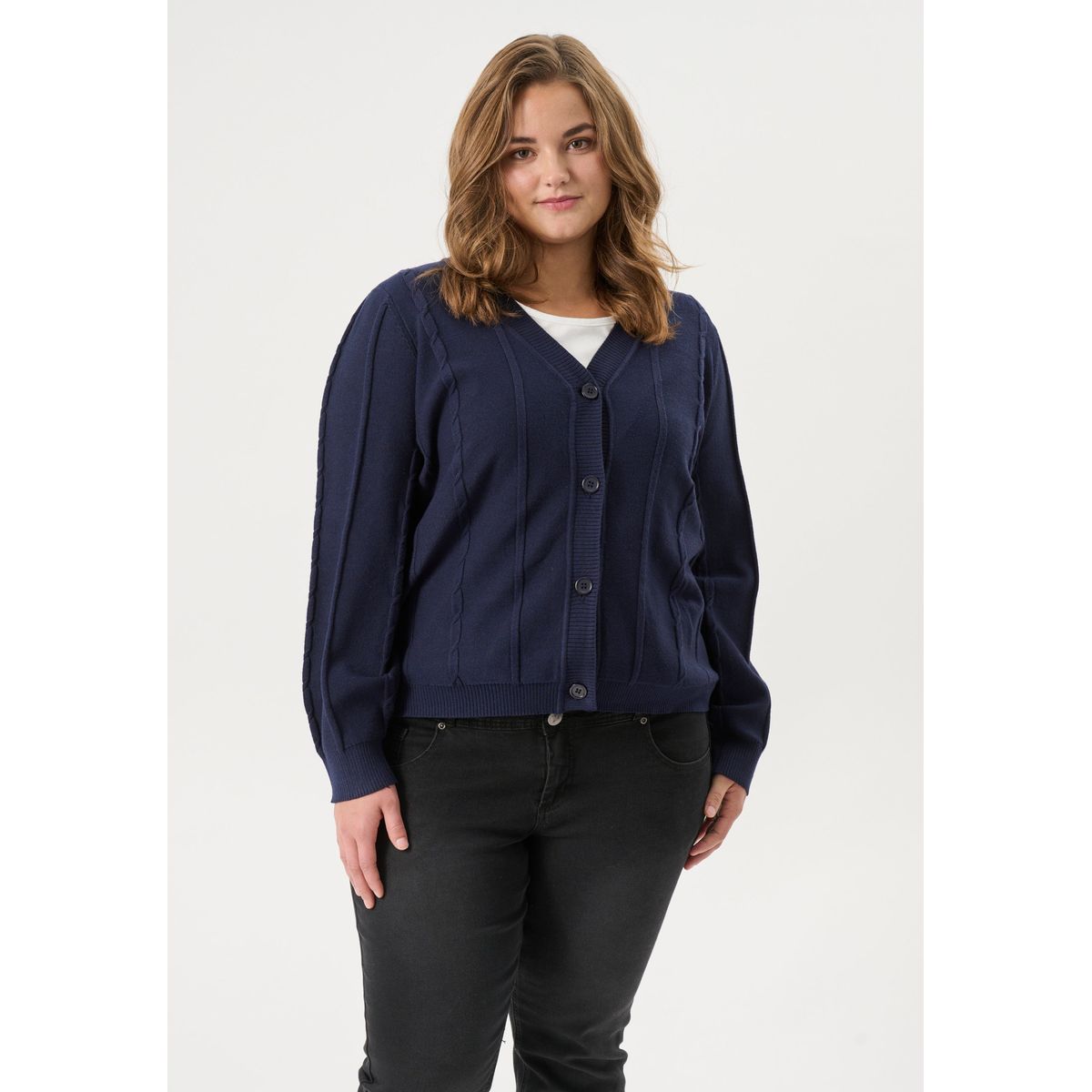 Adia - Cardigan - Adrikka - Navy Blue - M/46-48