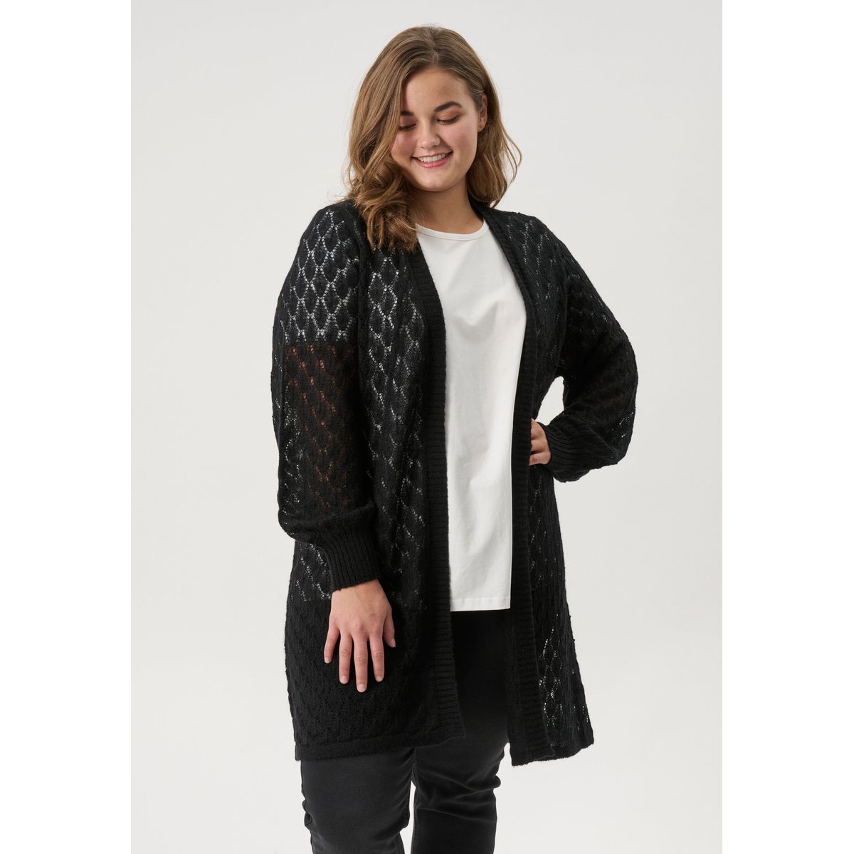 Adia - Cardigan - Adritt - Black - L/50-52