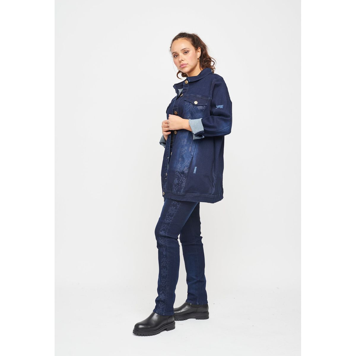 Adia - Jeans - Adkinan - Dark Blue Denim - 46