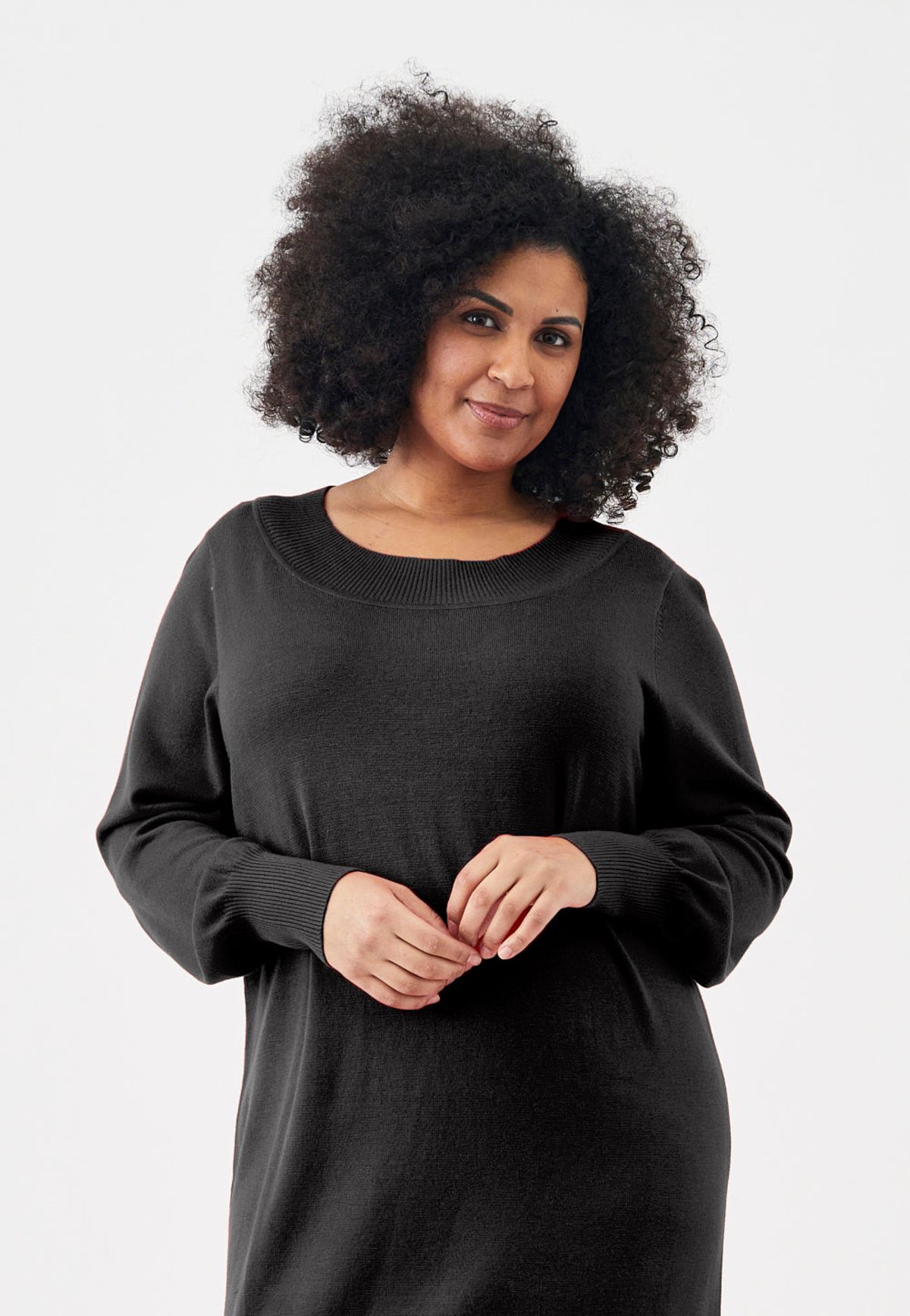 Adia - Kjole - Adalberthe - Black - Xl/54-56