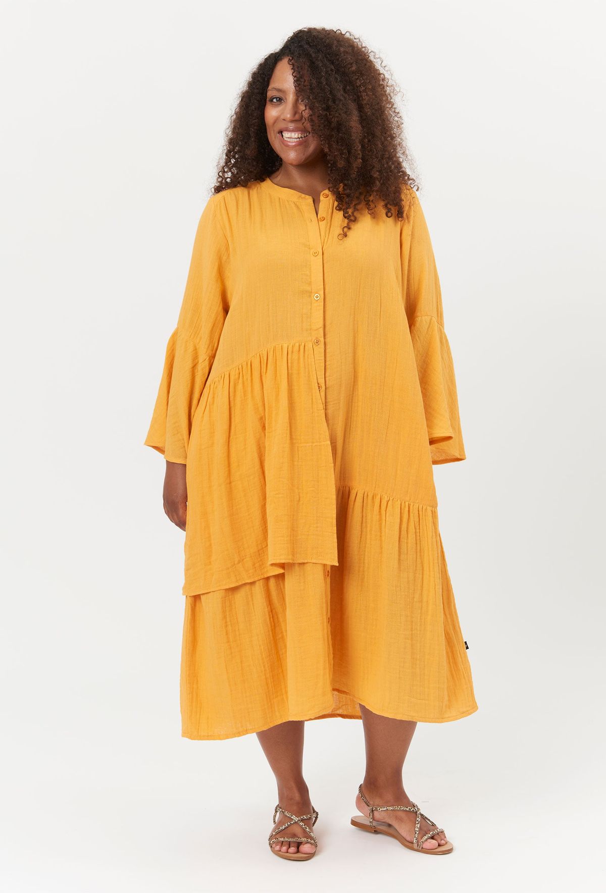 Adia - Kjole - Adbibbi - Cumquat Orange - L/50-52