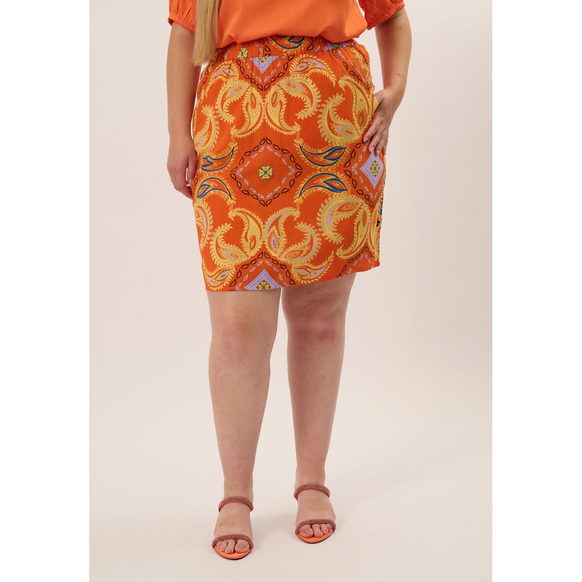 Adia - Nederdel - Adpapaya - Spring Orange - L/50-52