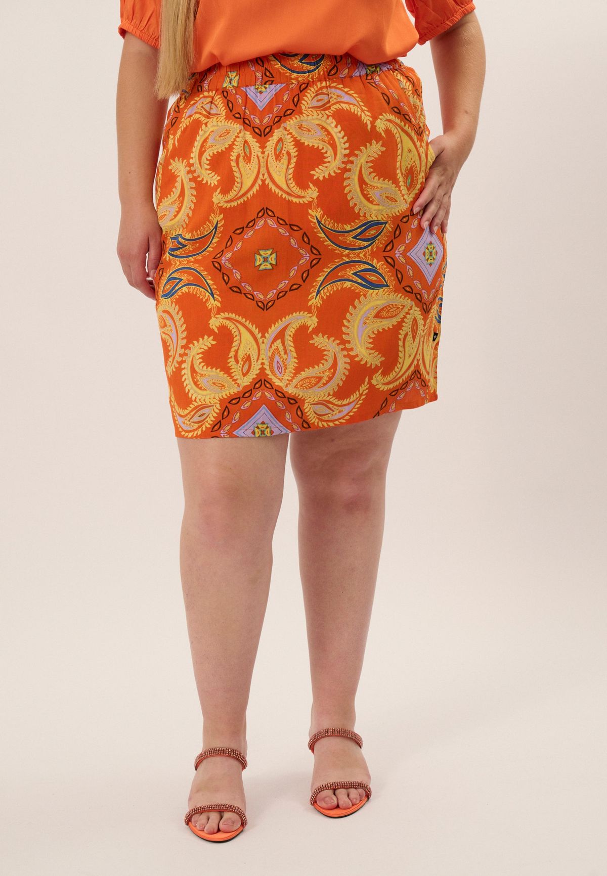 Adia - Nederdel - Adpapaya - Spring Orange - Xl/54-56