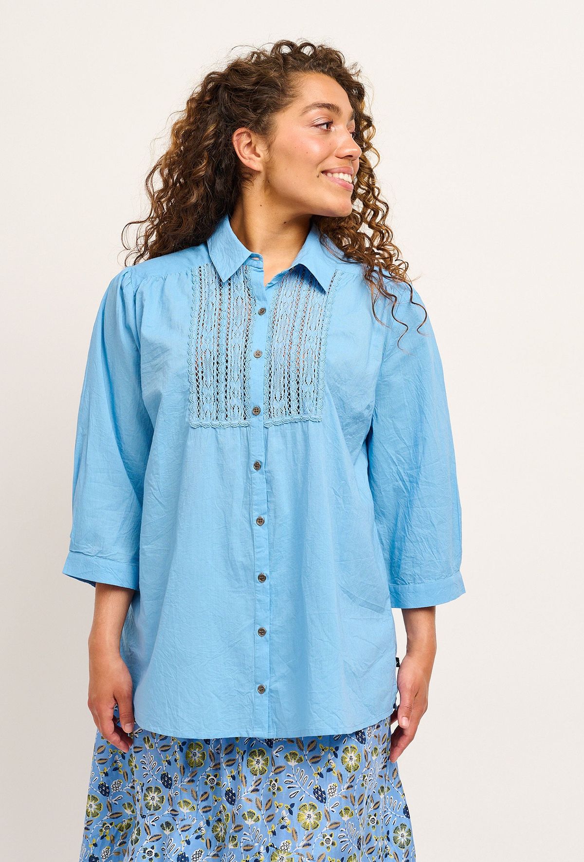 Adia - Skjorte - Adsella - Aura Blue - L/50-52