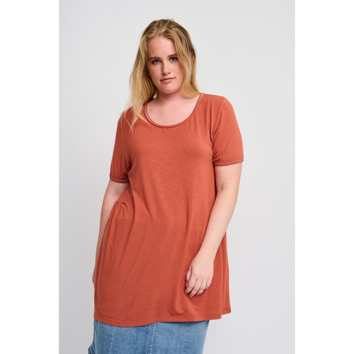 Adia - T-shirt - Adlidia - Burnt Orange - S/42-44