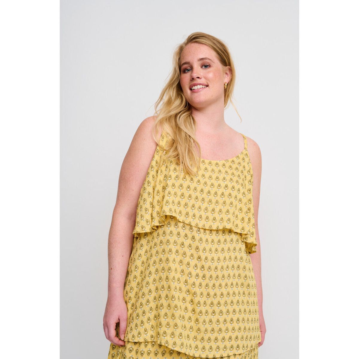 Adia - Top - Adleafy - Pale Sunshine - Xl/54-56