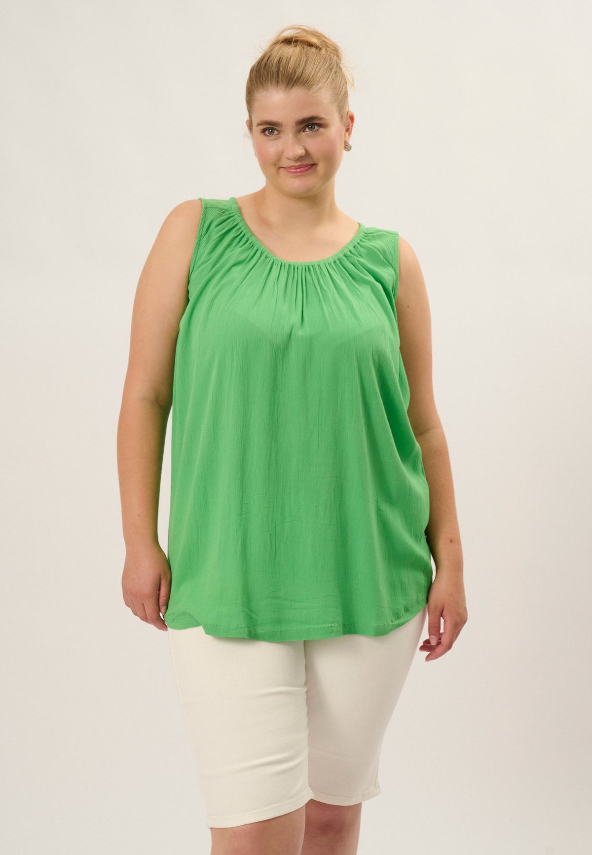 Adia - Top - Adperle - Green - L/50-52