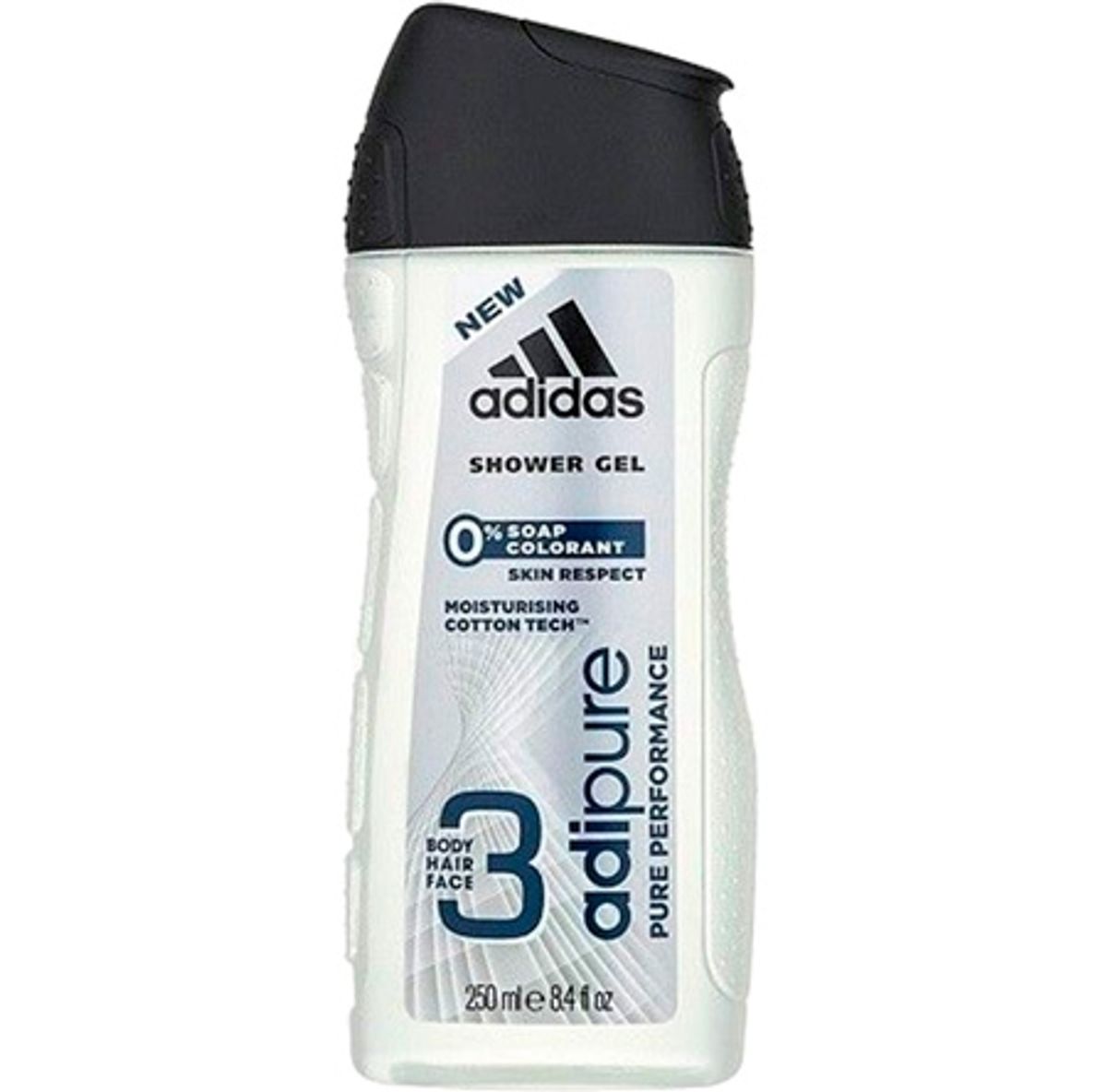 Adidas 3-in-1 Adipure Shower Gel - 250ml