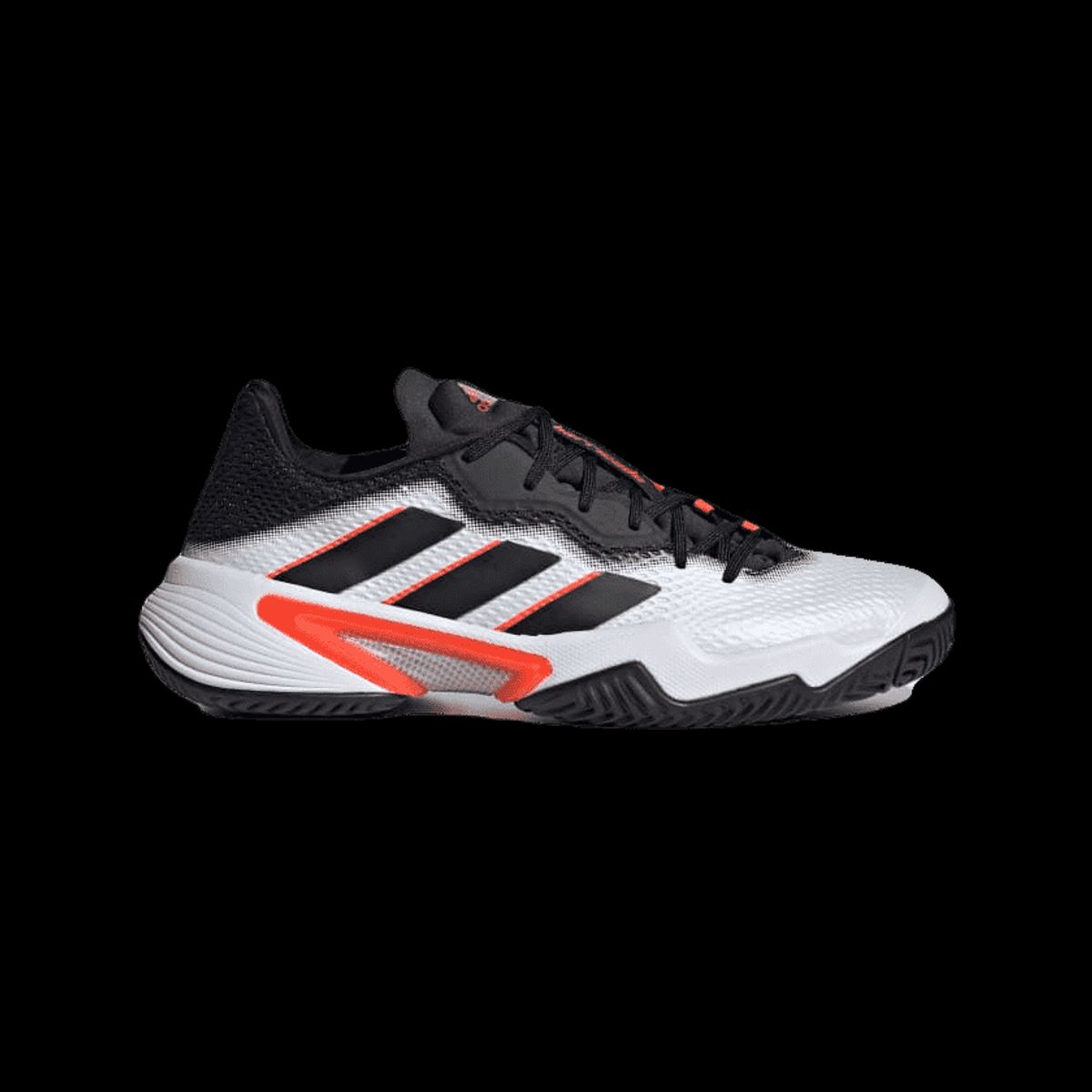 Adidas Barricade AC (Mens, Hvid/Sort/Orange) Padelsko - 42