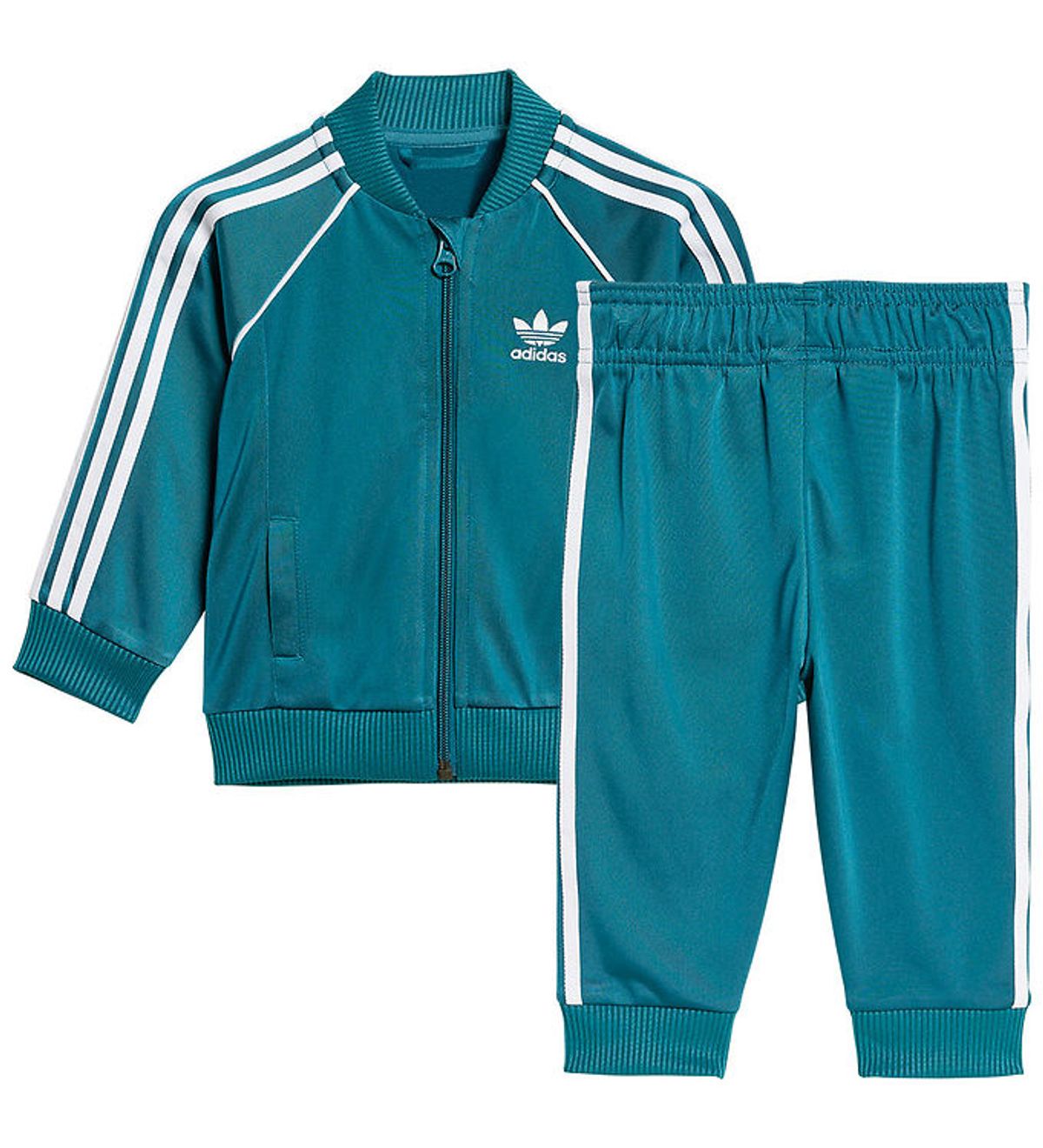 adidas Original Træningssæt - SST - Grøn/Hvid