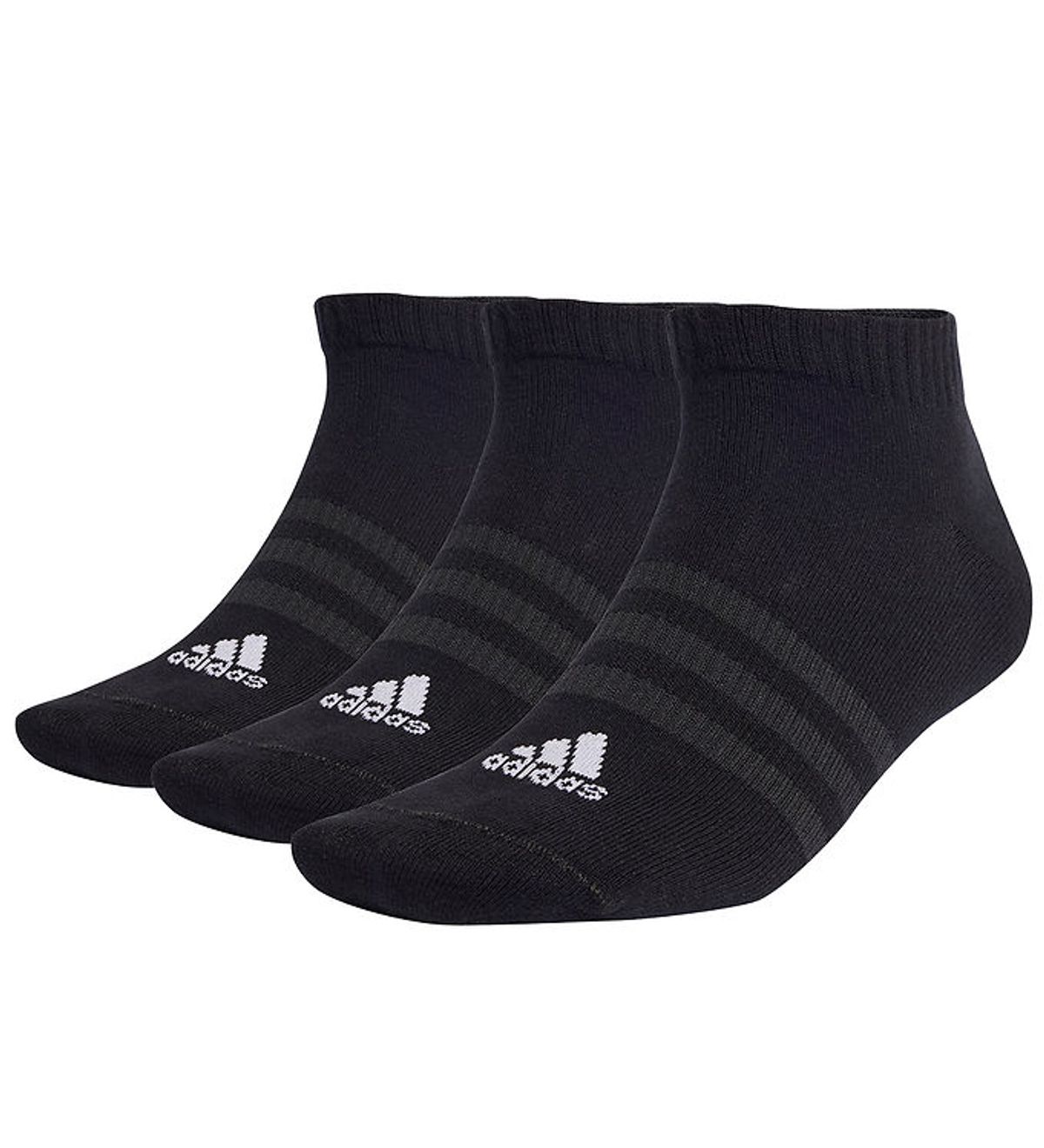 adidas Performance Ankelstrømper - 3-pak - Sort/Hvid