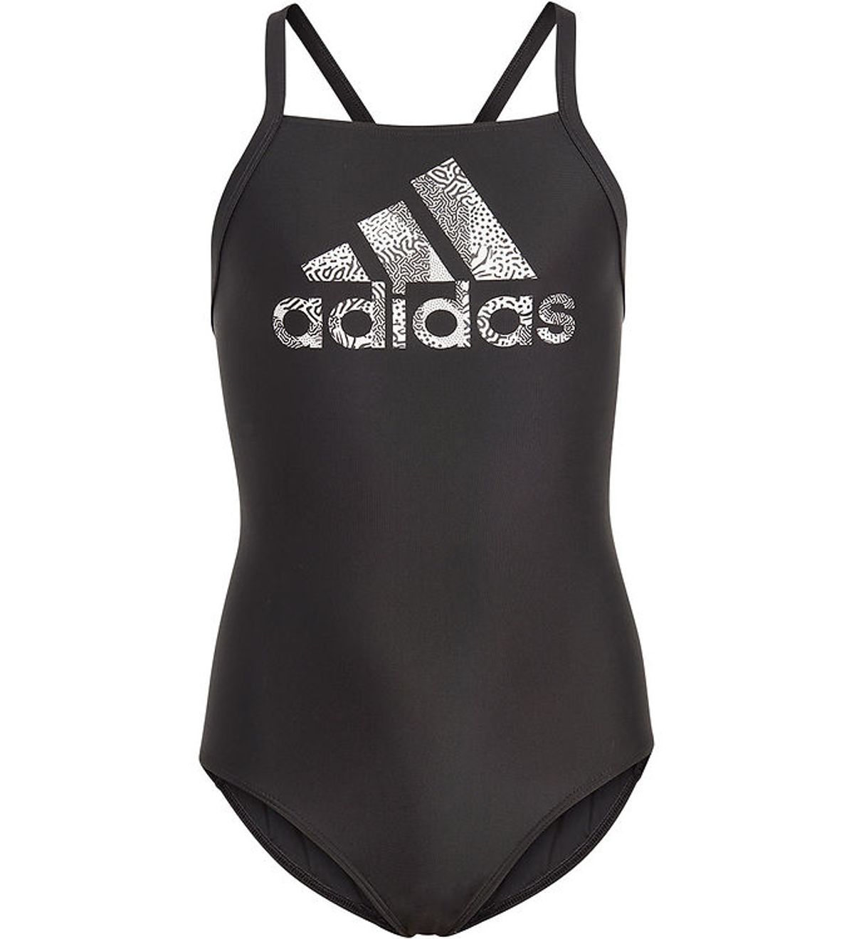 adidas Performance Badedragt - Big Logo Suit - Sort/Hvid