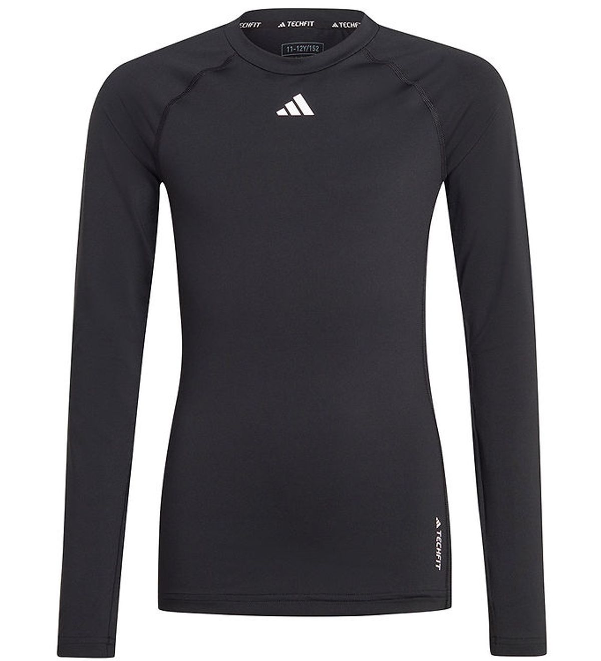 adidas Performance Bluse - U TF LS TEE - Sort/Hvid